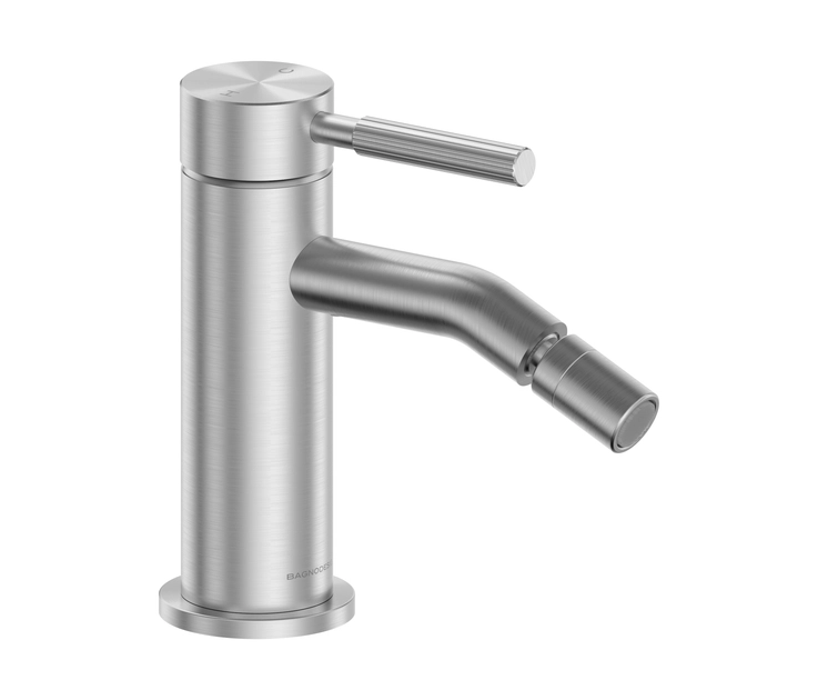 STUDIO 316 | DECK MOUNTED MONO BIDET MIXER WITHOUT WASTE BRUSHED ...
