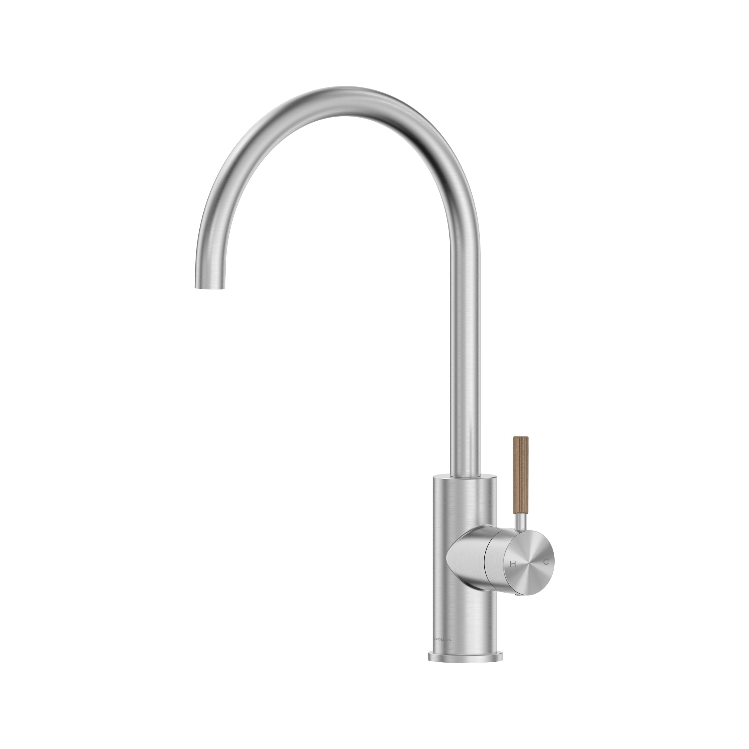 Studio 316 | Deck Mounted Kitchen Sink Mixer Brushed Stainless Steel/Armour Cocoa