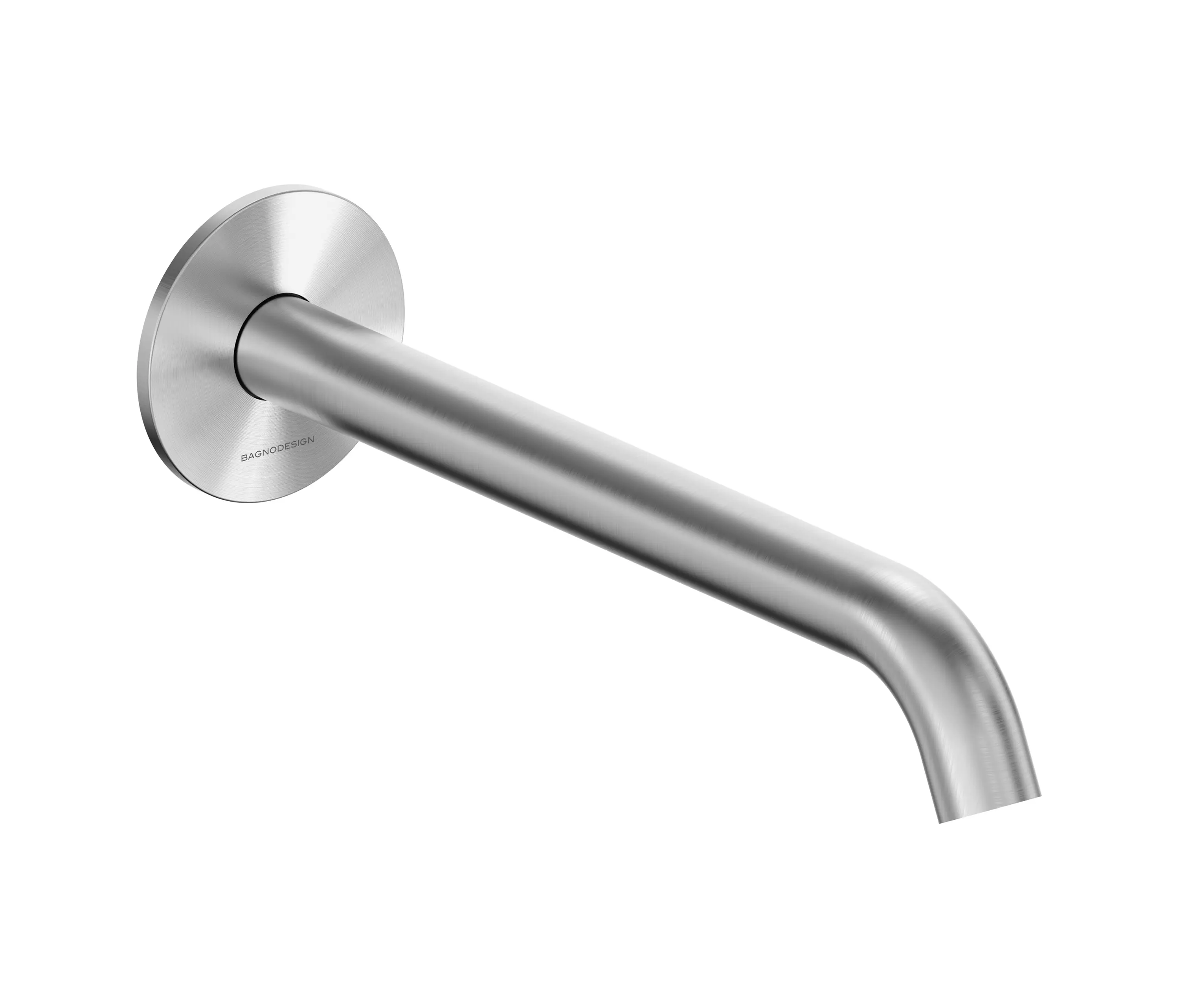 STUDIO 316 | WALL MOUNTED BATH SPOUT 230MM BRUSHED STAINLESS STEEL ...