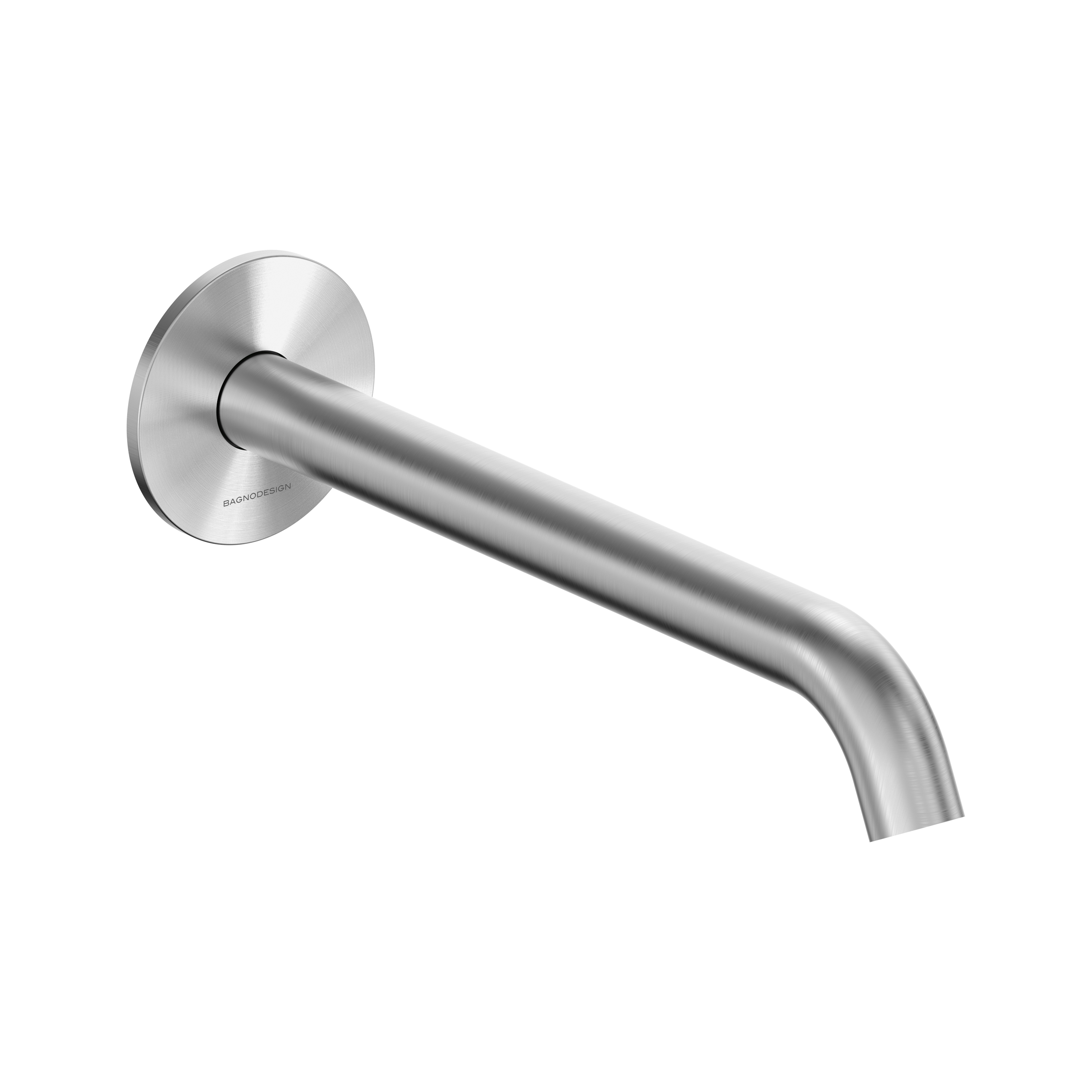 Display product Studio 316 | Wall Mounted Bath Spout 230Mm Brushed Stainless Steel from manufacturer BAGNODESIGN