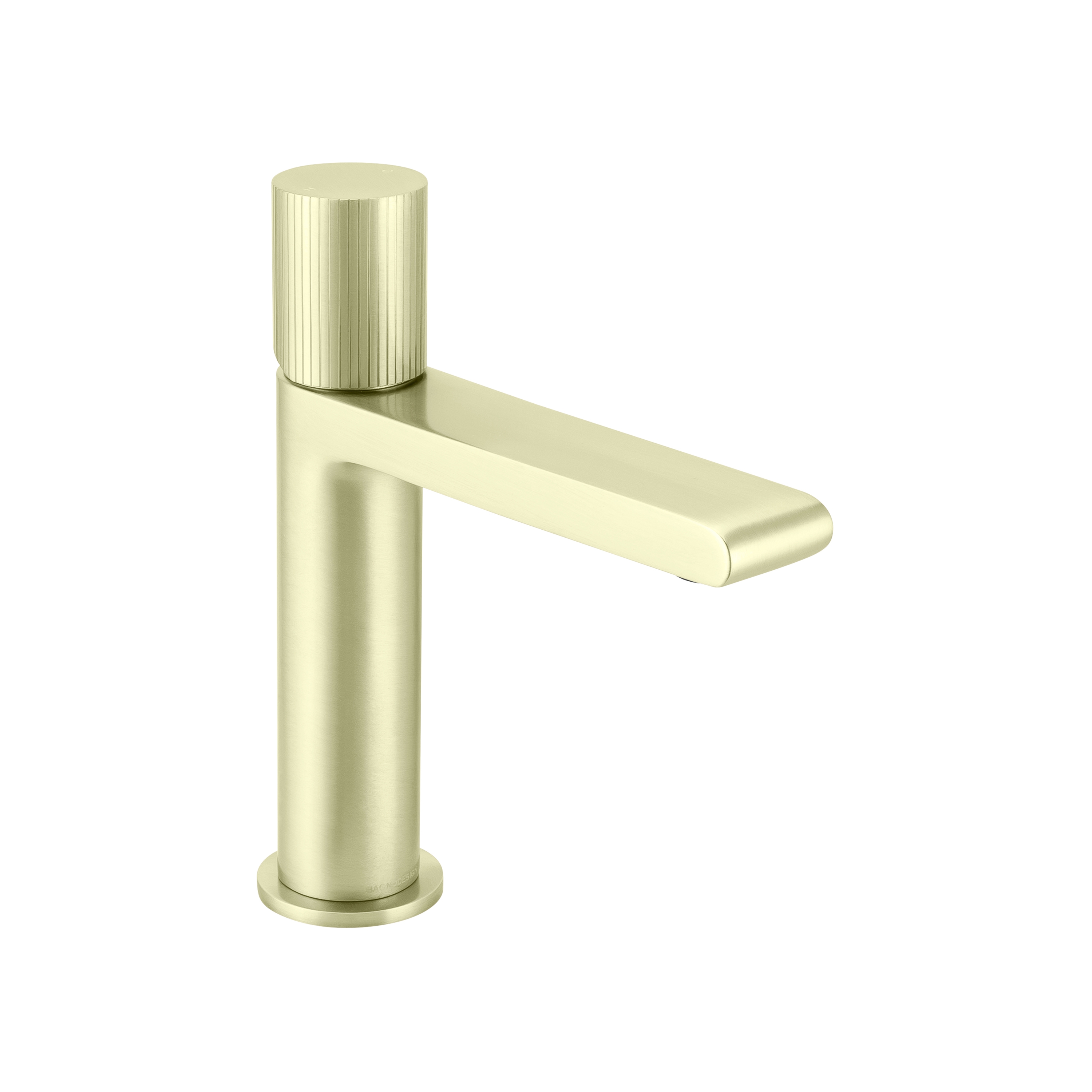 Toko Groove | Deck Mounted Mono Smooth Bodied Basin Mixer Without Waste Pvd Oyster