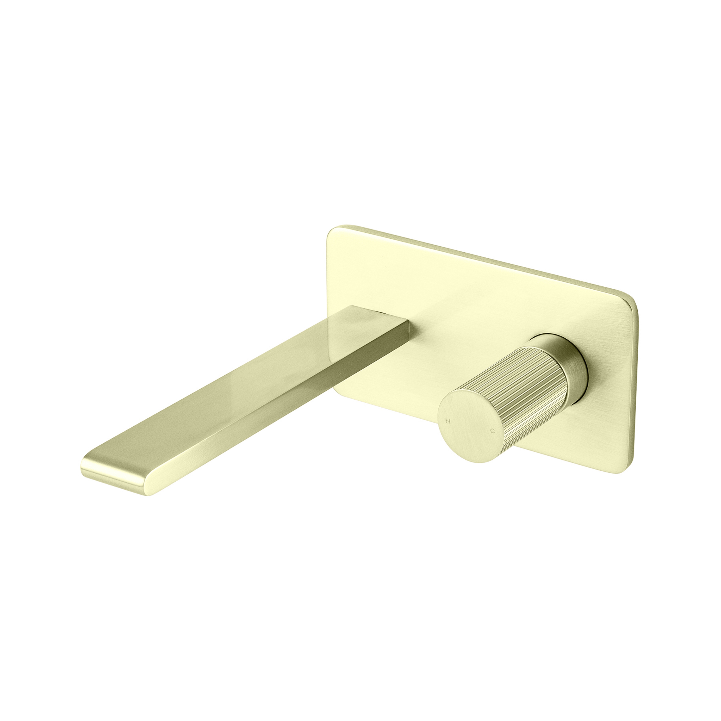 Toko Groove | Trim Part For Wall Mounted Concealed Basin Mixer Pvd Oyster