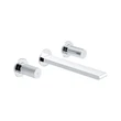 Toko Groove | Trim Part For Wall Mounted Concealed 3 Hole Basin Mixer Chrome