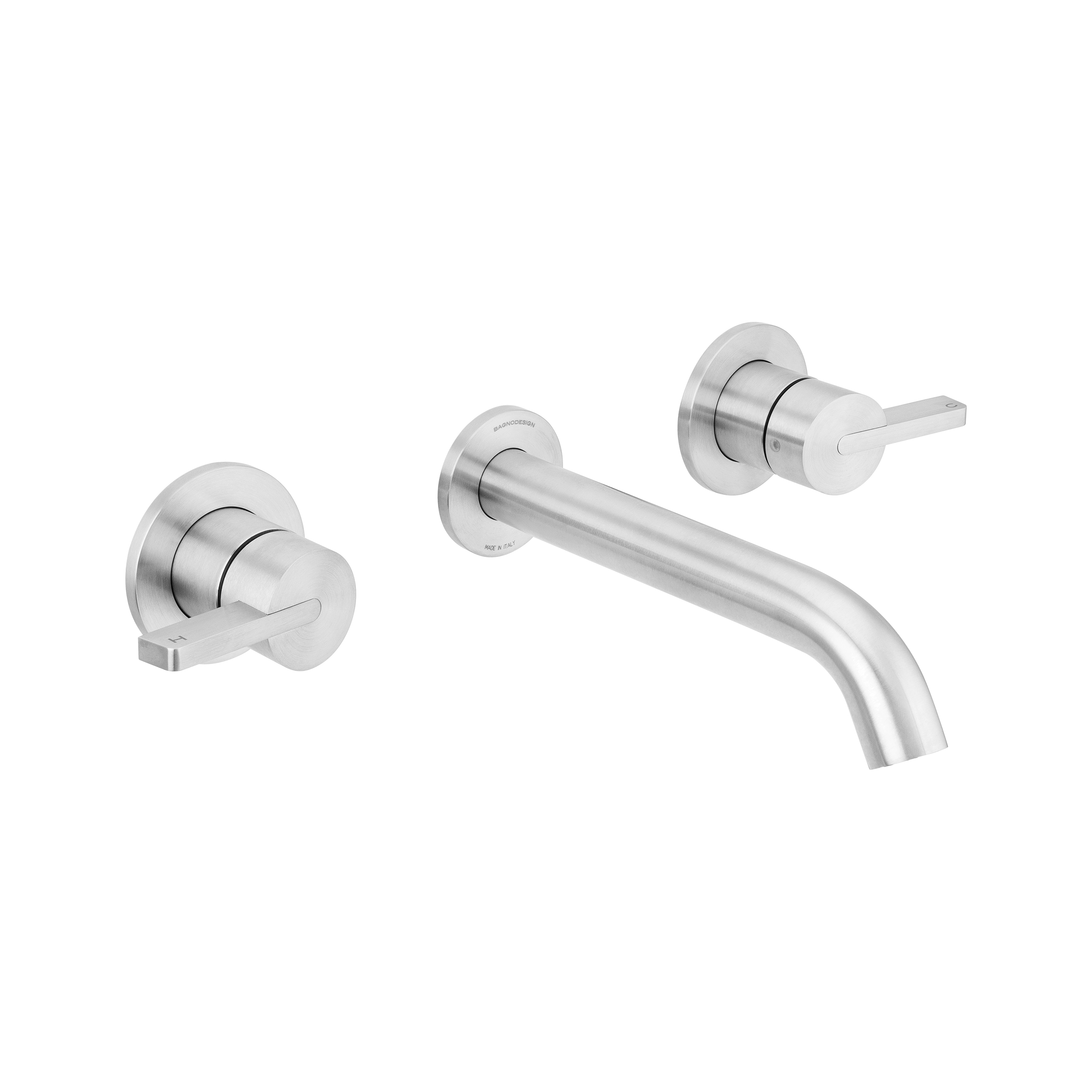Display product Beach House | Wall Mounted Trim Part for Concealed 3 Hole Basin Mixer from manufacturer BAGNODESIGN