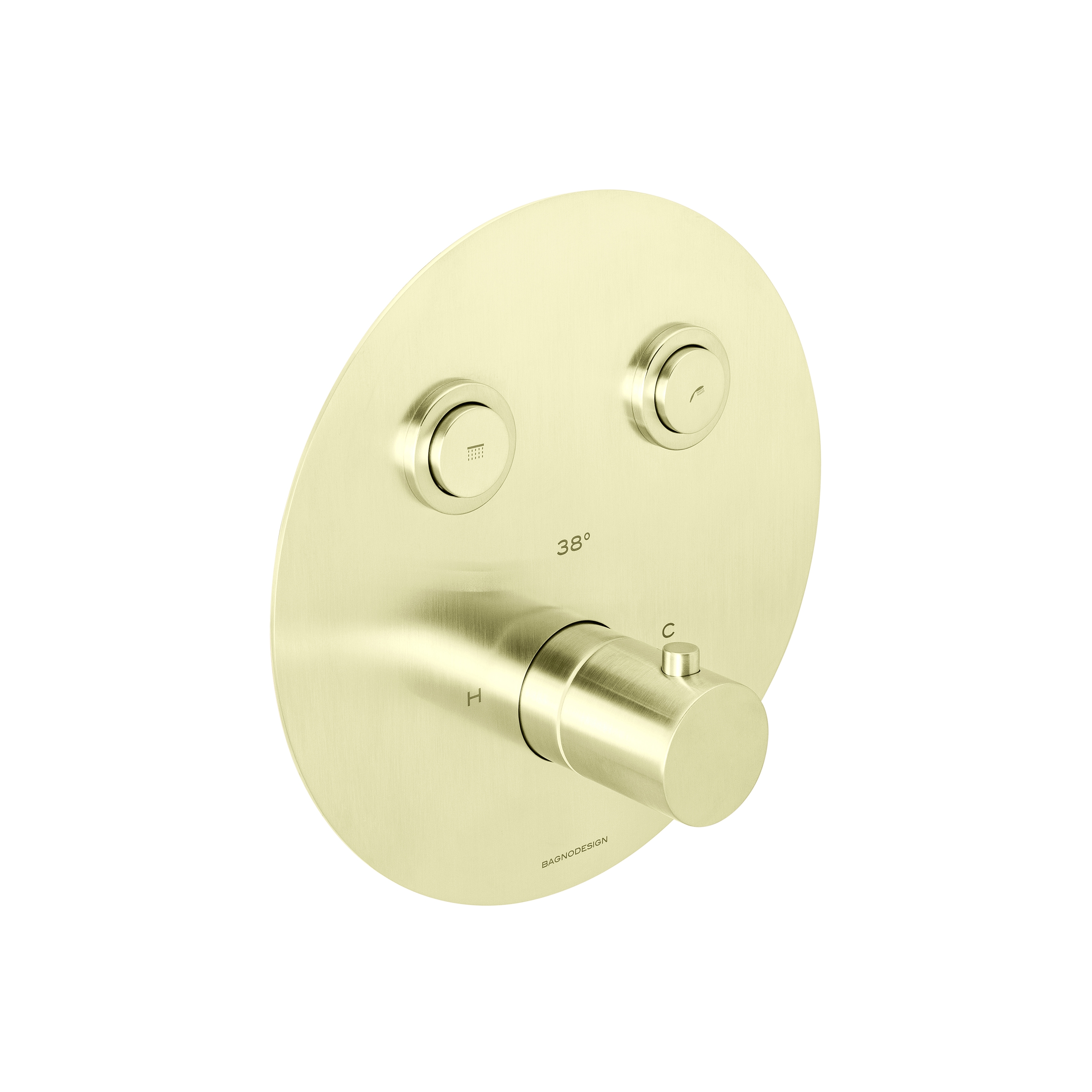 Toko | Round 2 Outlet Thermostatic Shower Mixer