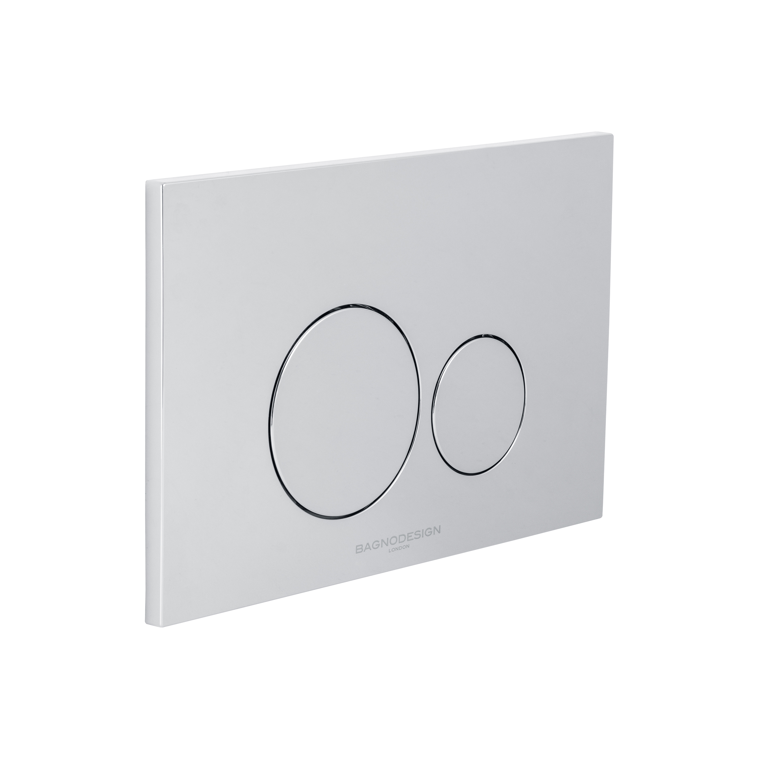 Bagnodesign | Dual Flush Plate with Round Buttons