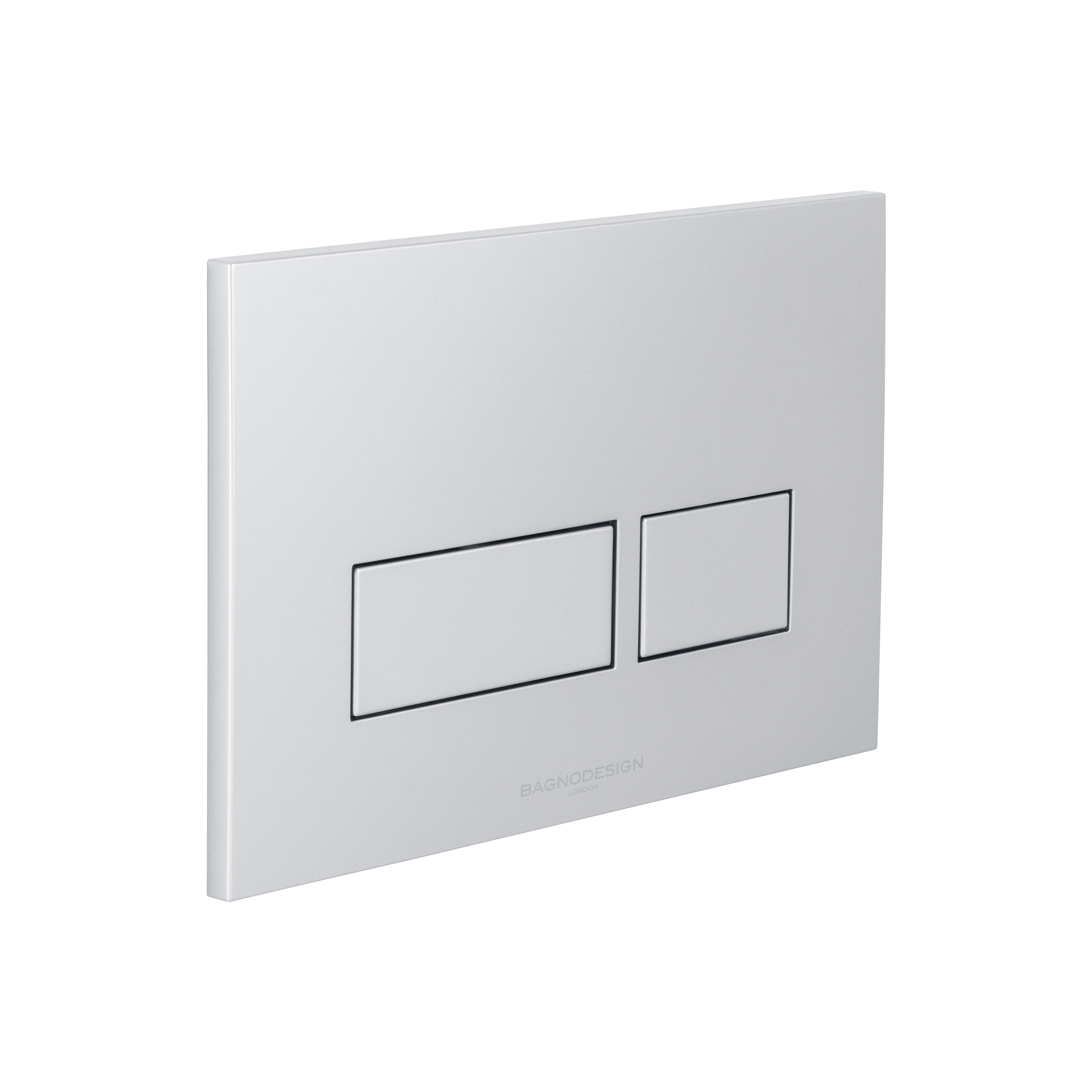 Dual Flush Plate with Rectangle Buttons