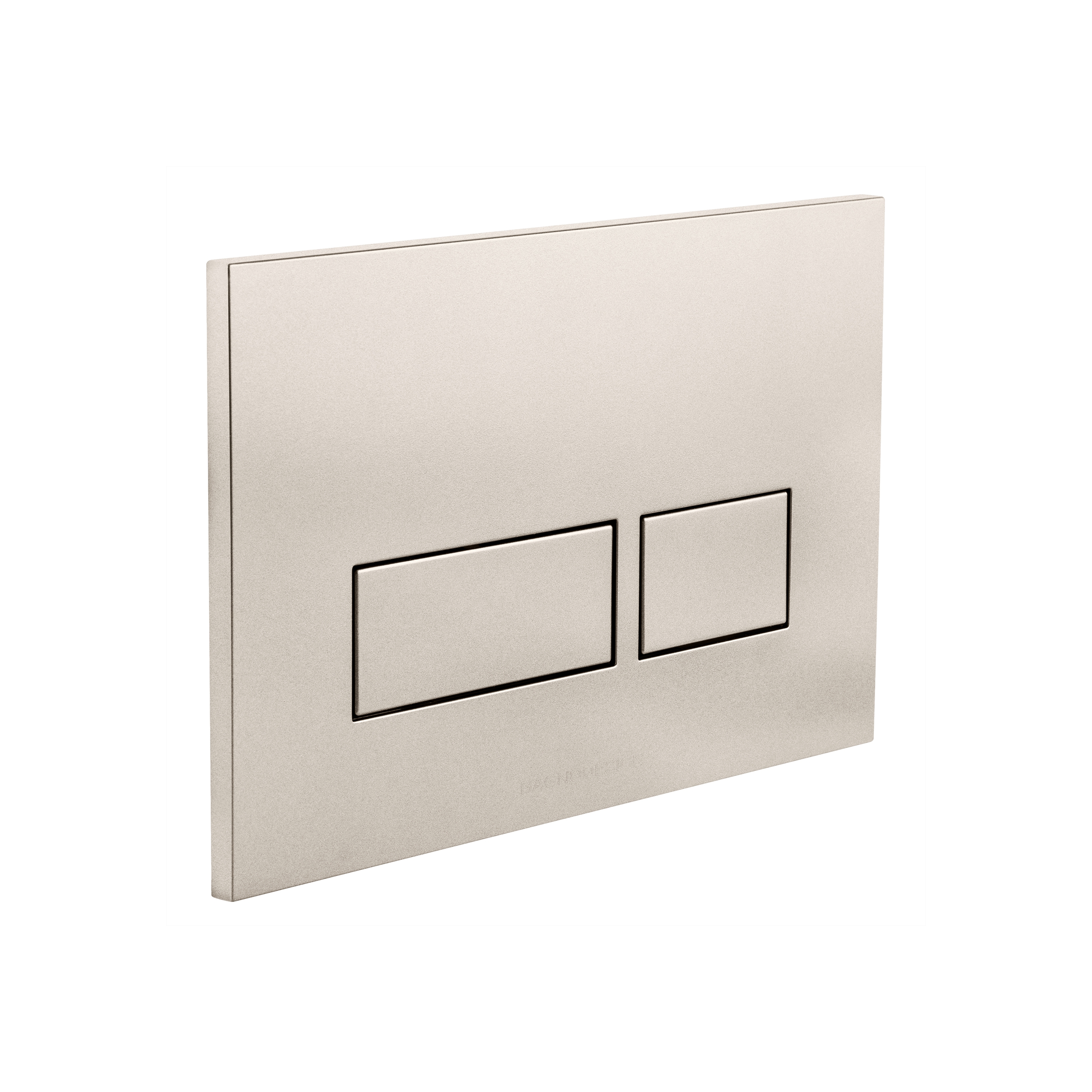 Dual Flush Plate with Rectangle Buttons