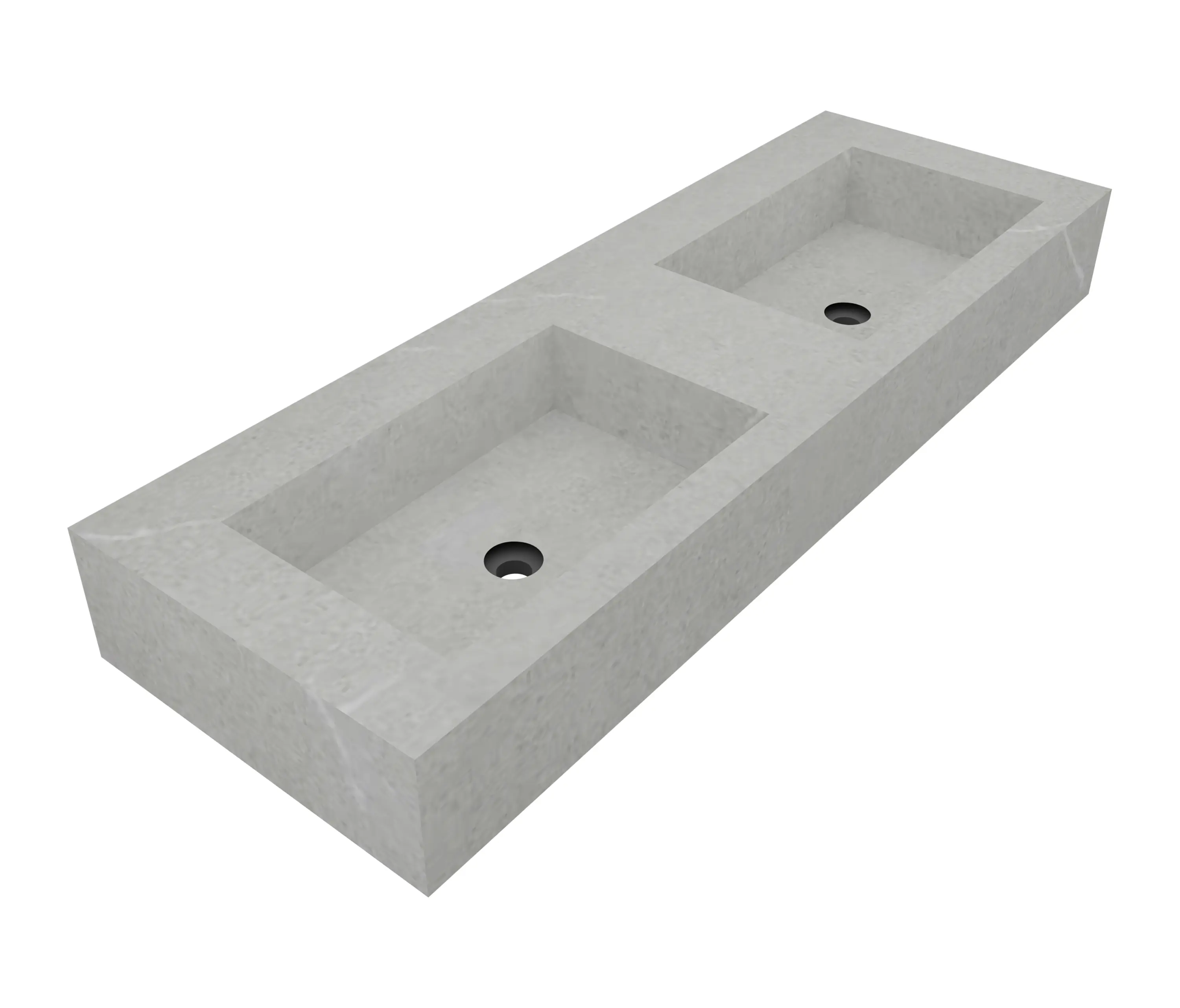 BAGNODESIGN - Courchevel Wall Mounted Double Bowl Wash Basin