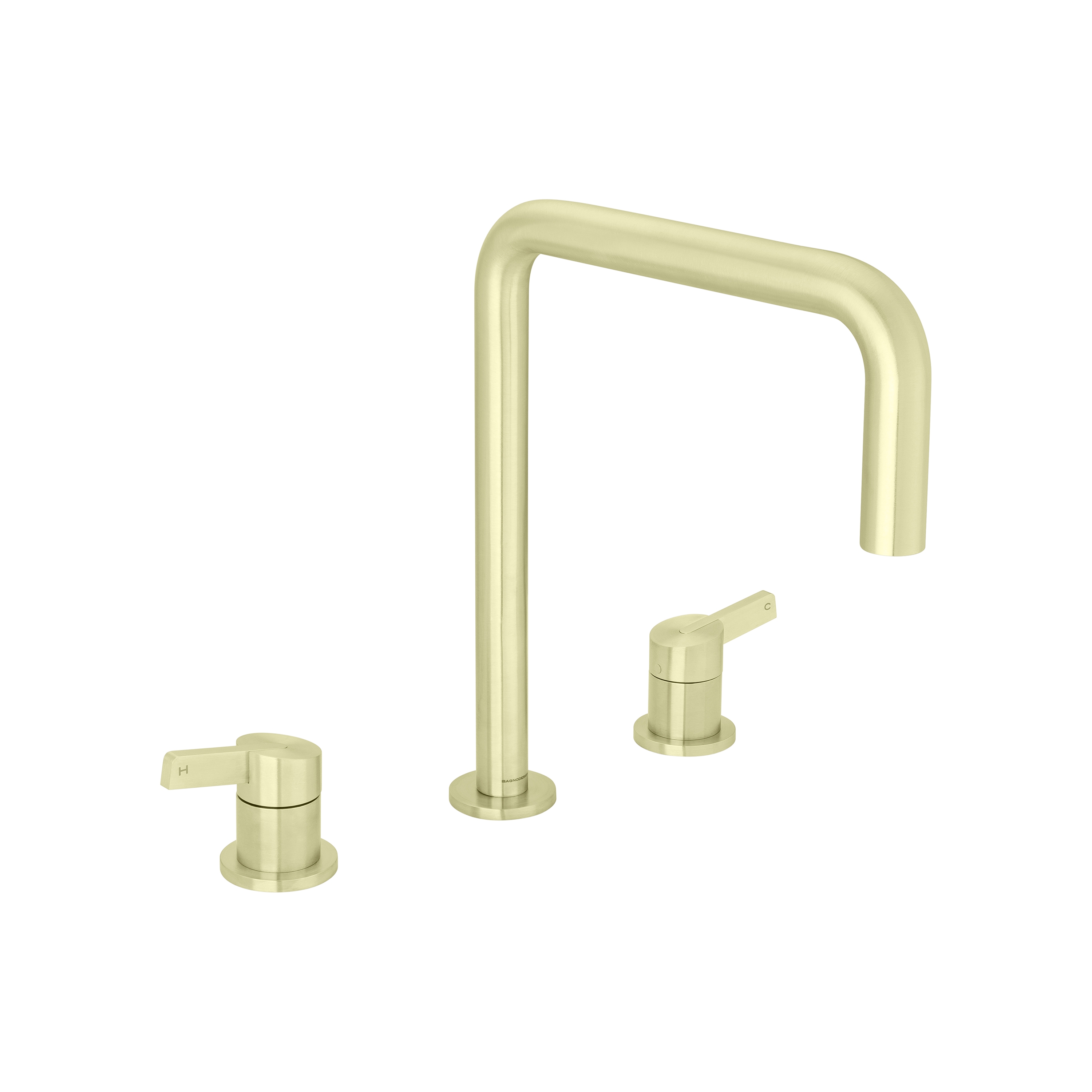 Beach House | Deck Mounted 3 Hole Basin Mixer Without Waste