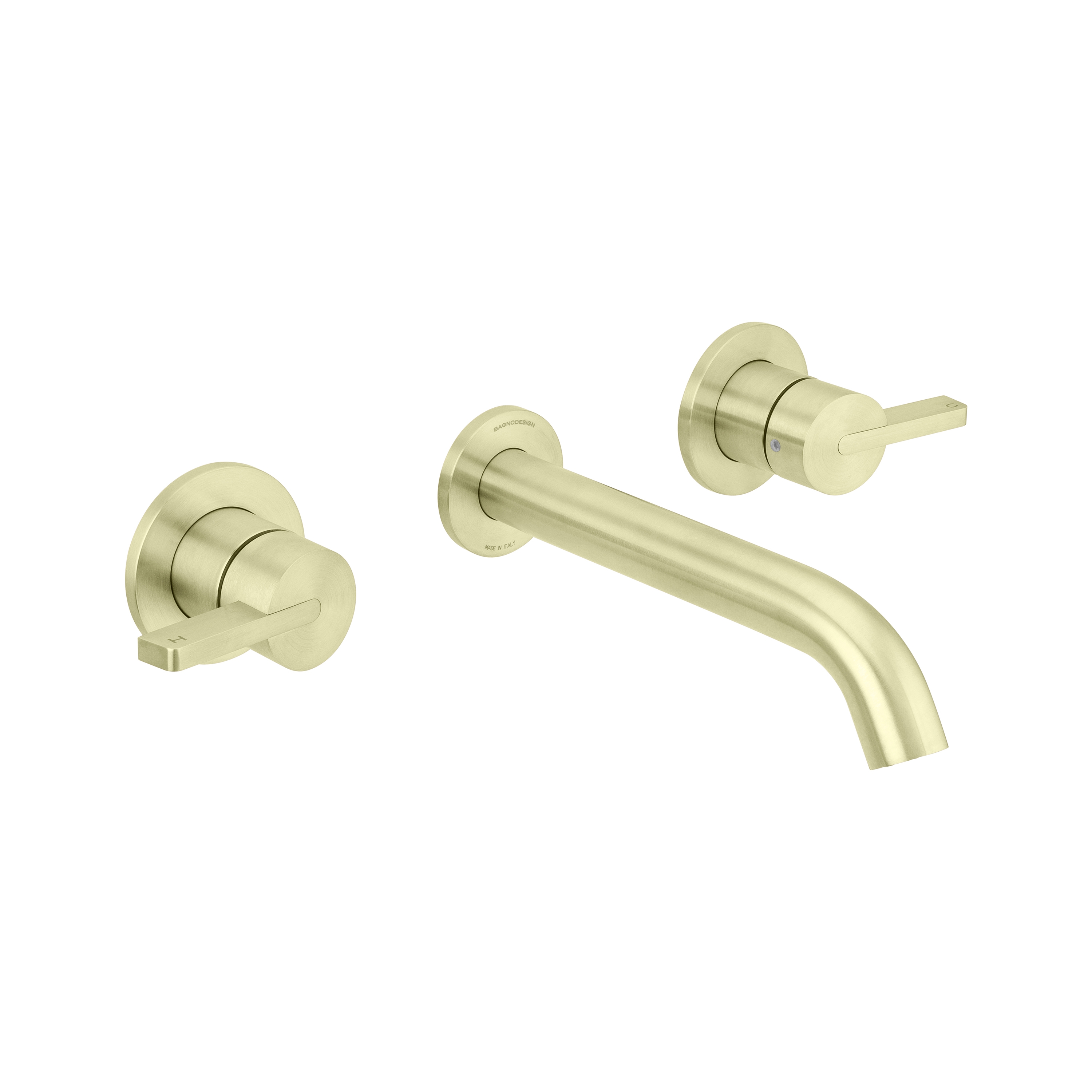 Beach House | Wall Mounted Trim Part For Concealed 3 Hole Basin Mixer