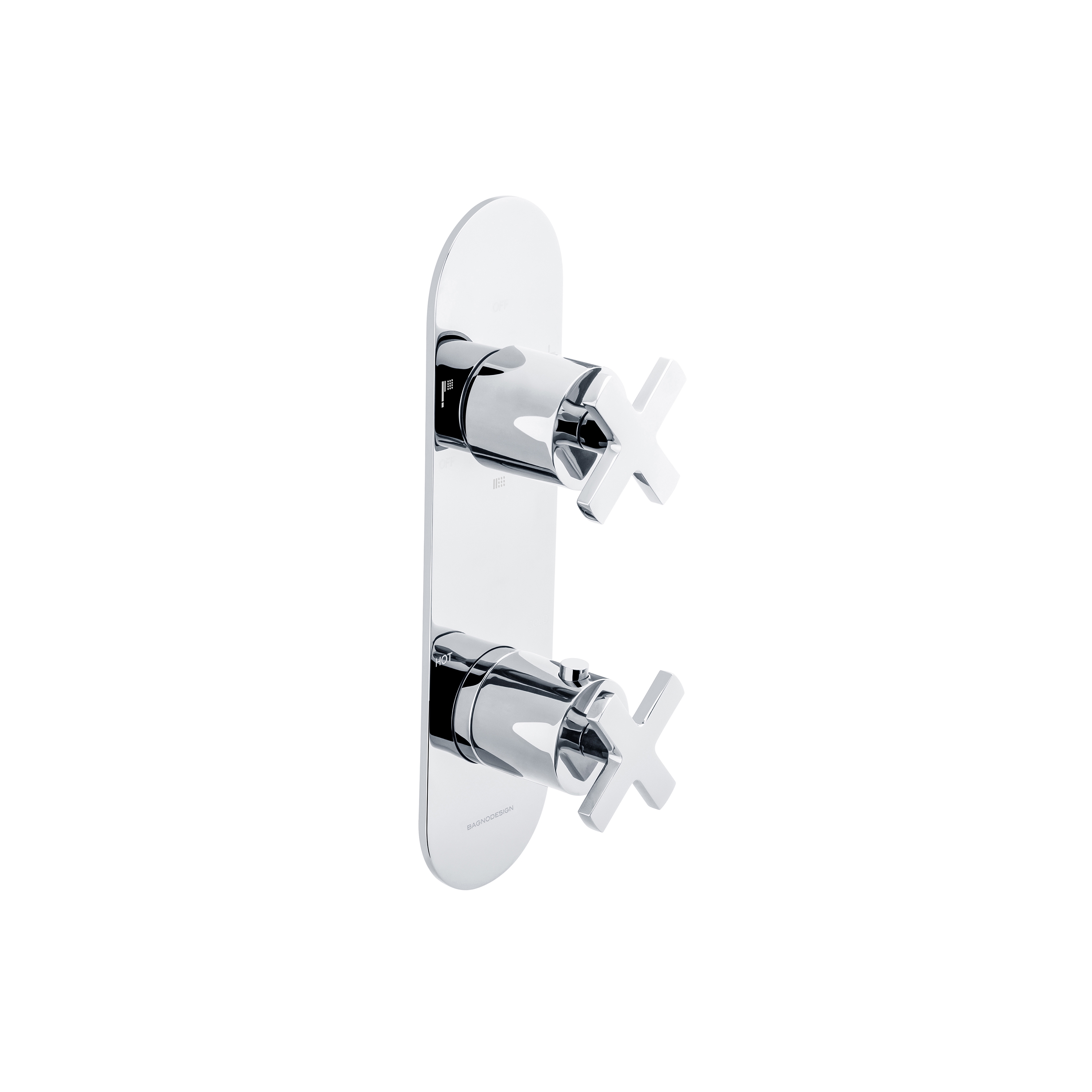 Vertoon produk Bristol | Thermostatic Shower Mixer 3 Outlet van vervaardiger BAGNODESIGN