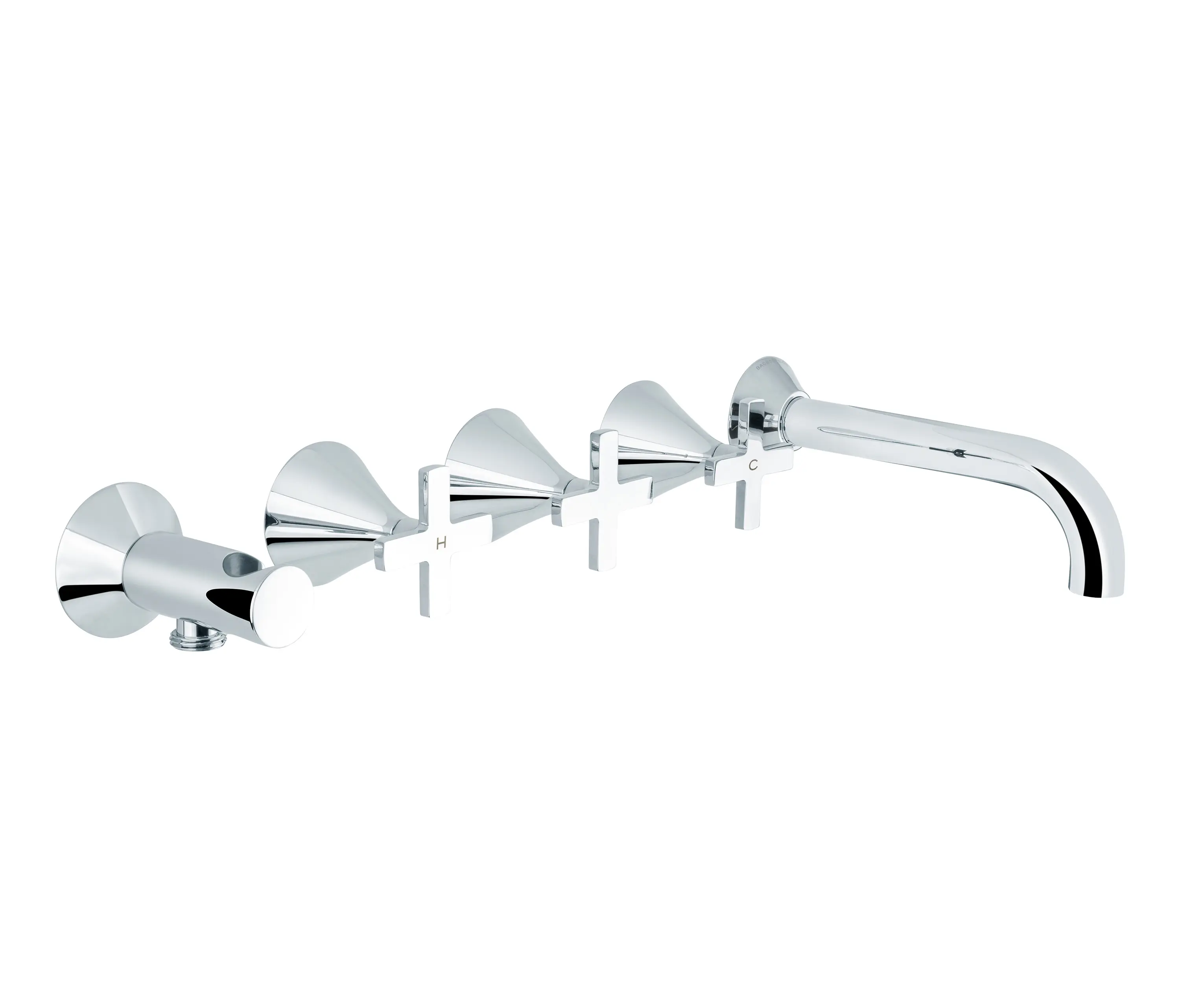 BAGNODESIGN - Bristol | Trim Part For Wall Mounted 5 Hole Bath Shower Mixer