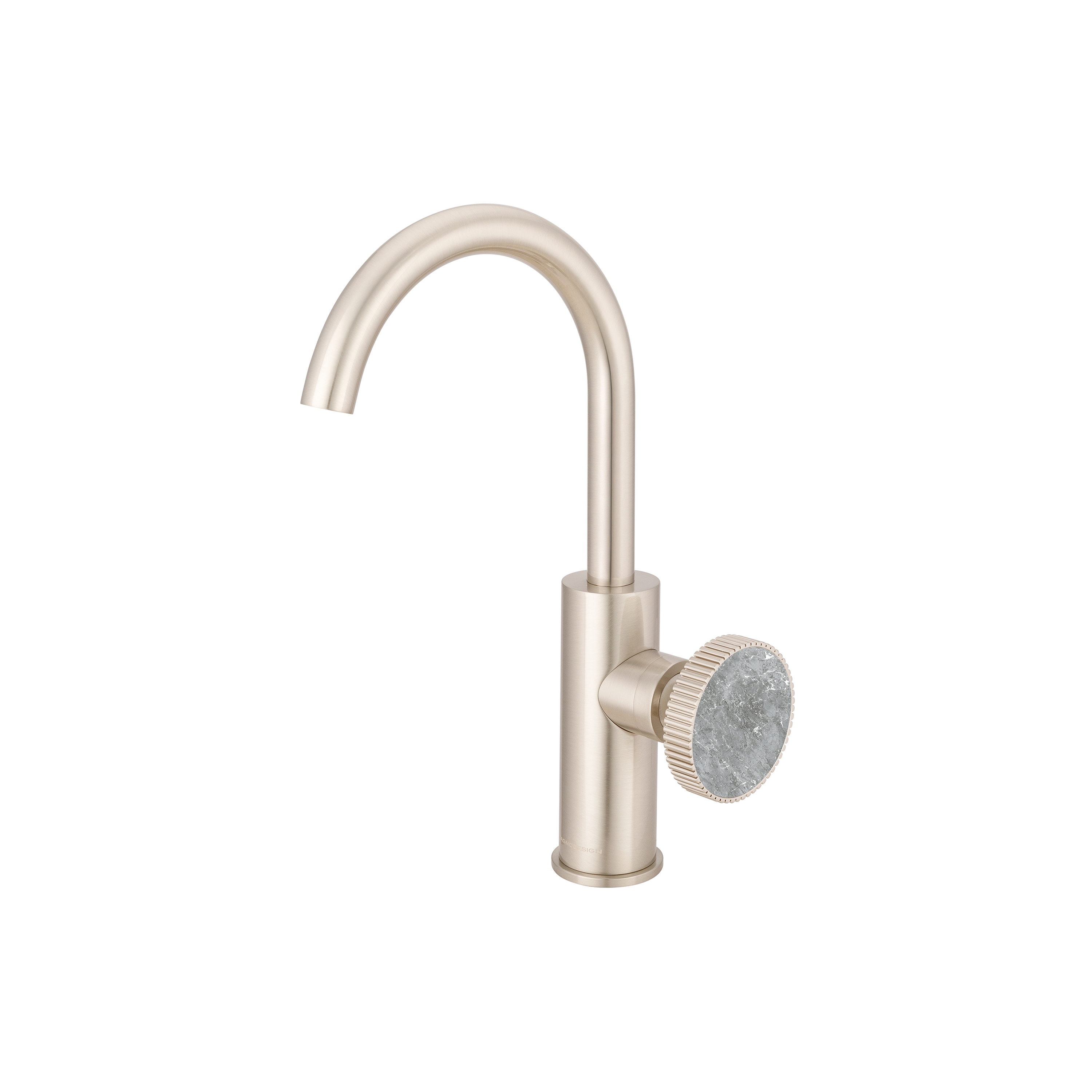 Produkt Chiasso | Deck Mounted Mono Basin Mixer With Porcelain Handle Insert Without Waste des Herstellers BAGNODESIGN anzeigen
