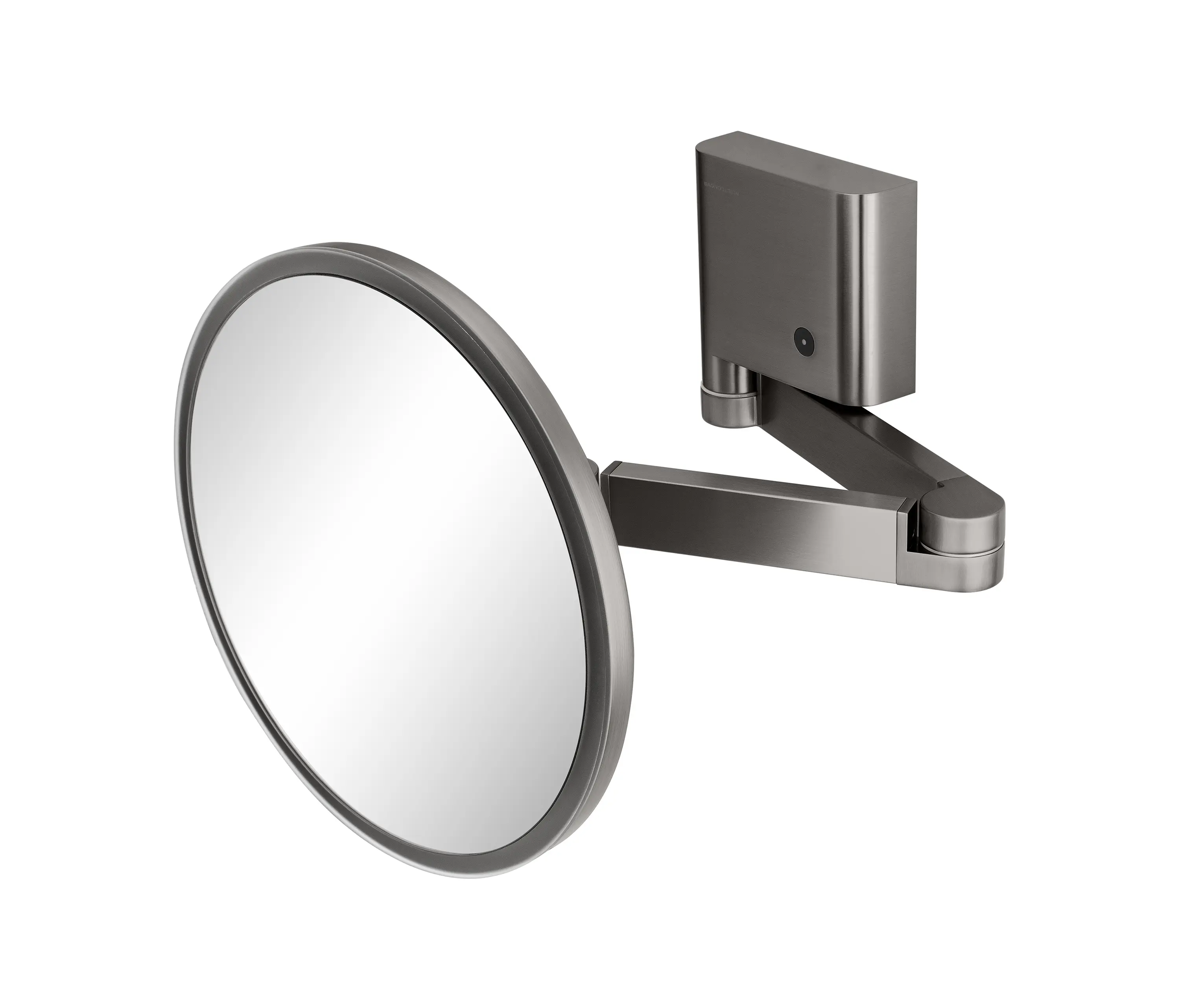 BAGNODESIGN - Glow | Wall Mounted Double Arm X5 Magnifying Mirror With Progressive Switch