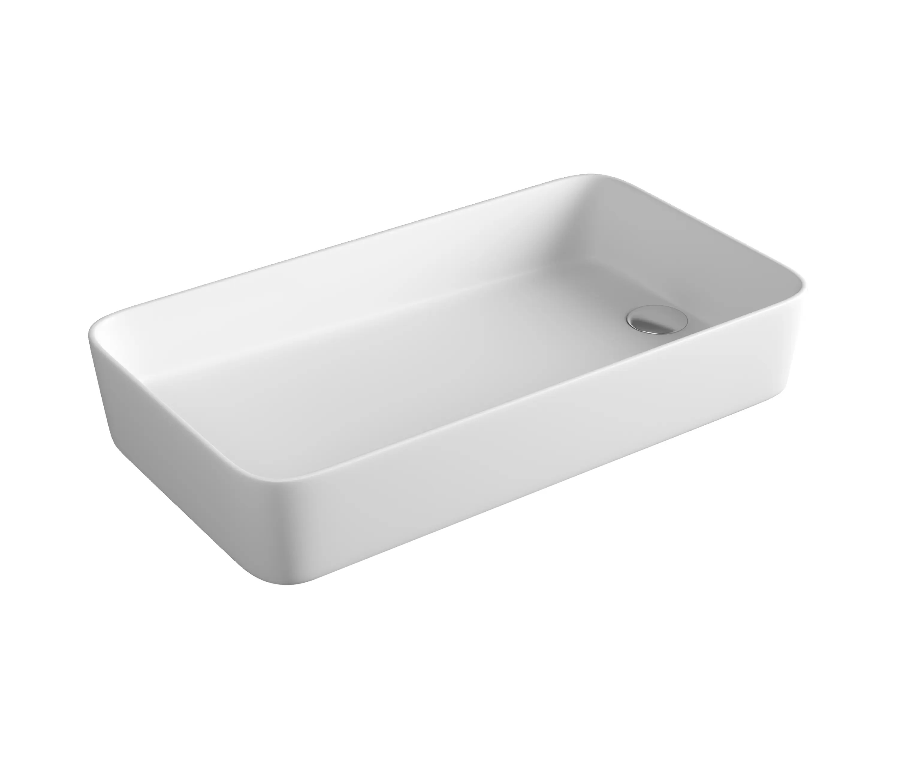 BAGNODESIGN - M-Line | Countertop Wash Basin With Side Waste