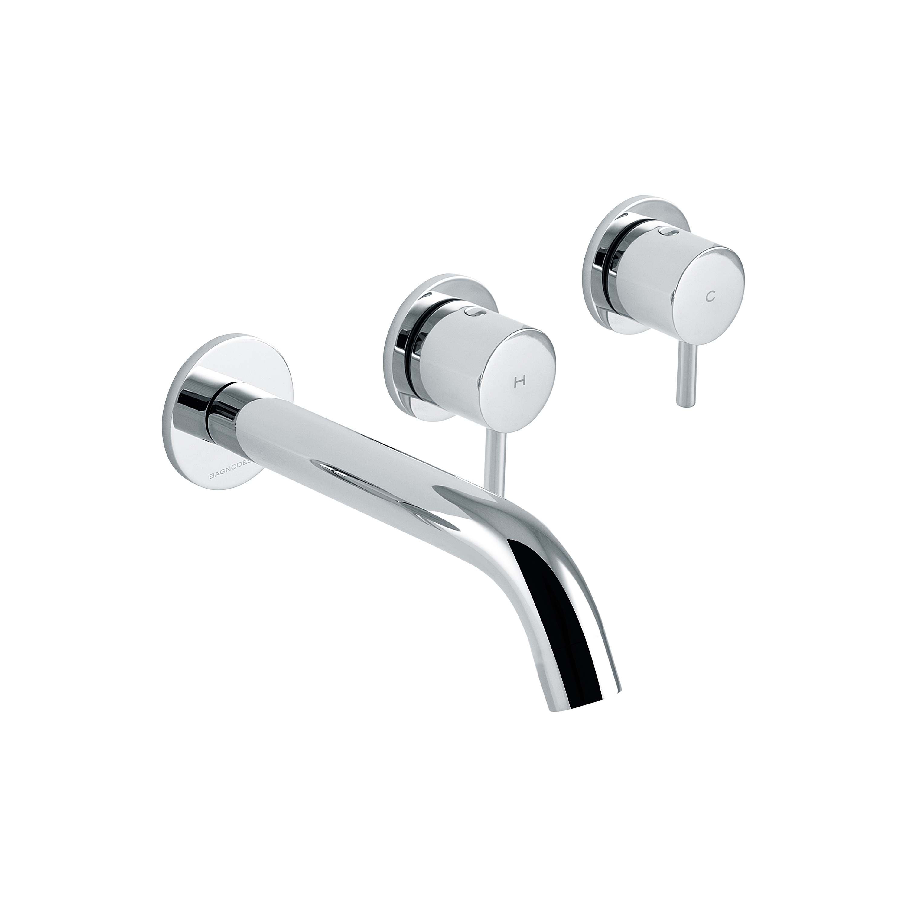 M-Line | Diffusion Concealed 3 Hole Basin Mixer Left Or Right Spout