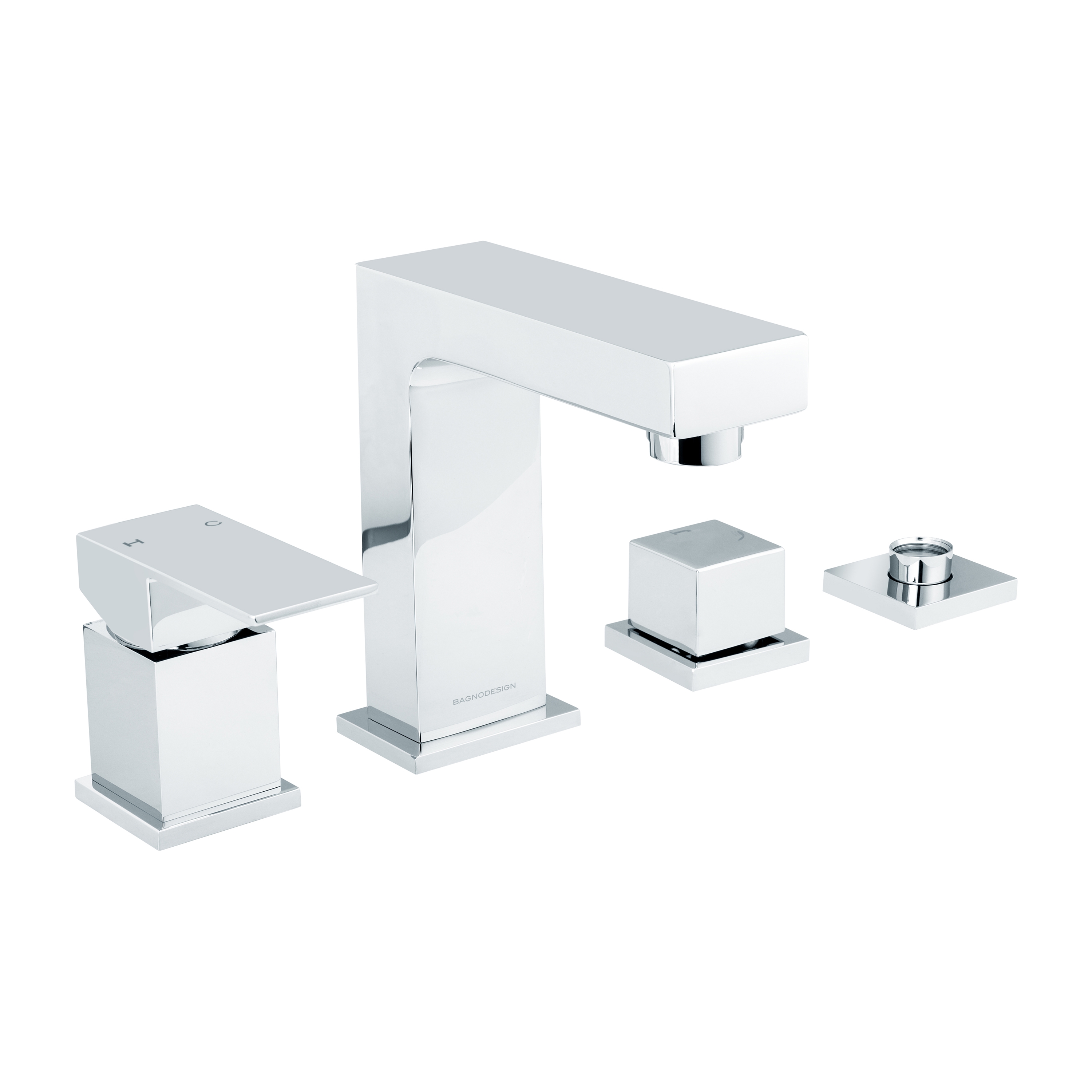 Mostrar el producto Mezzanine | 4 Hole Bath Shower Mixer Without Hand Shower del fabricante BAGNODESIGN