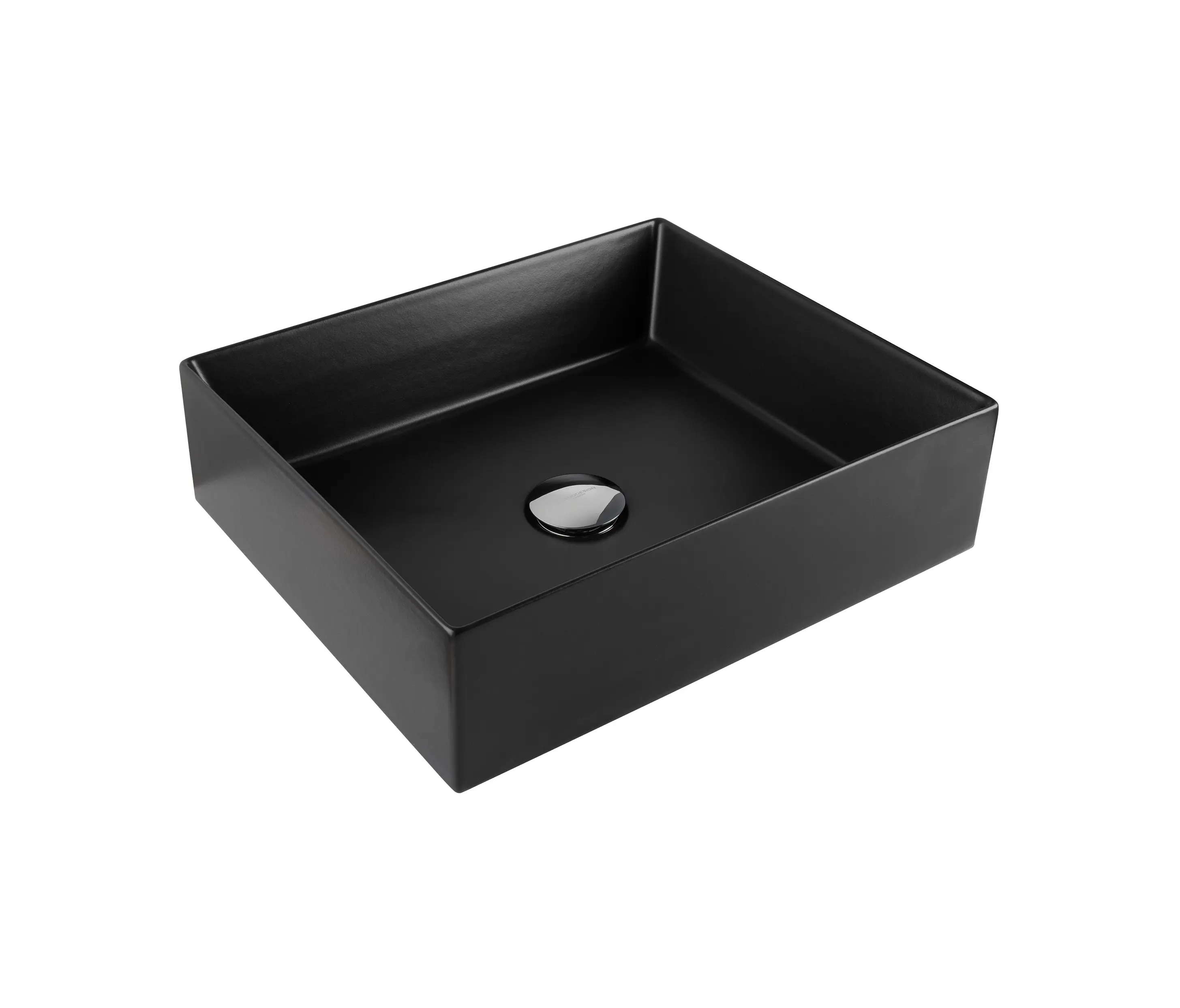 BAGNODESIGN - Mezzanine | Countertop Wash Basin 45X38 cm Matt Black
