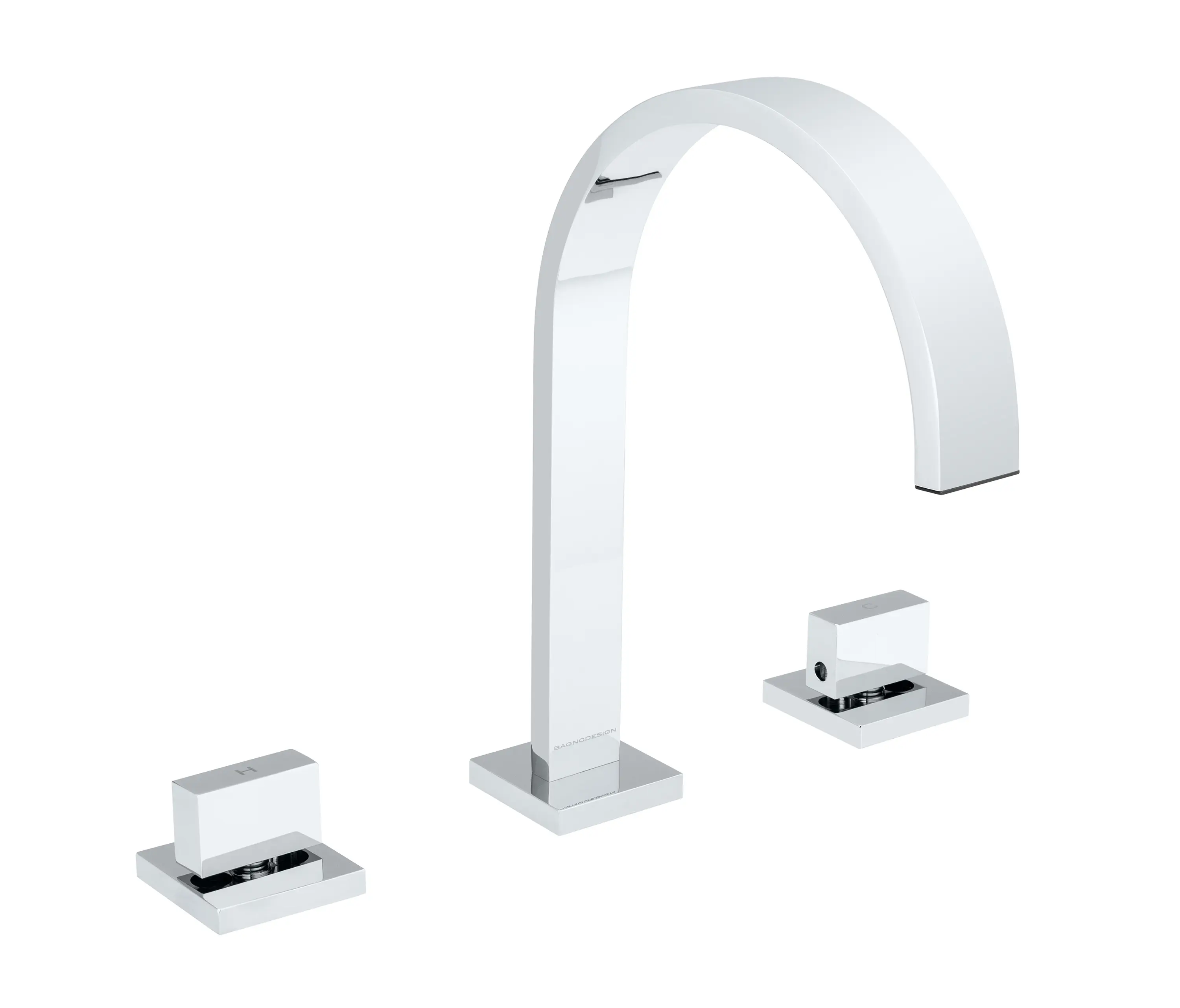 BAGNODESIGN - Mezzanine | Deck Mounted 3 Hole Basin Mixer