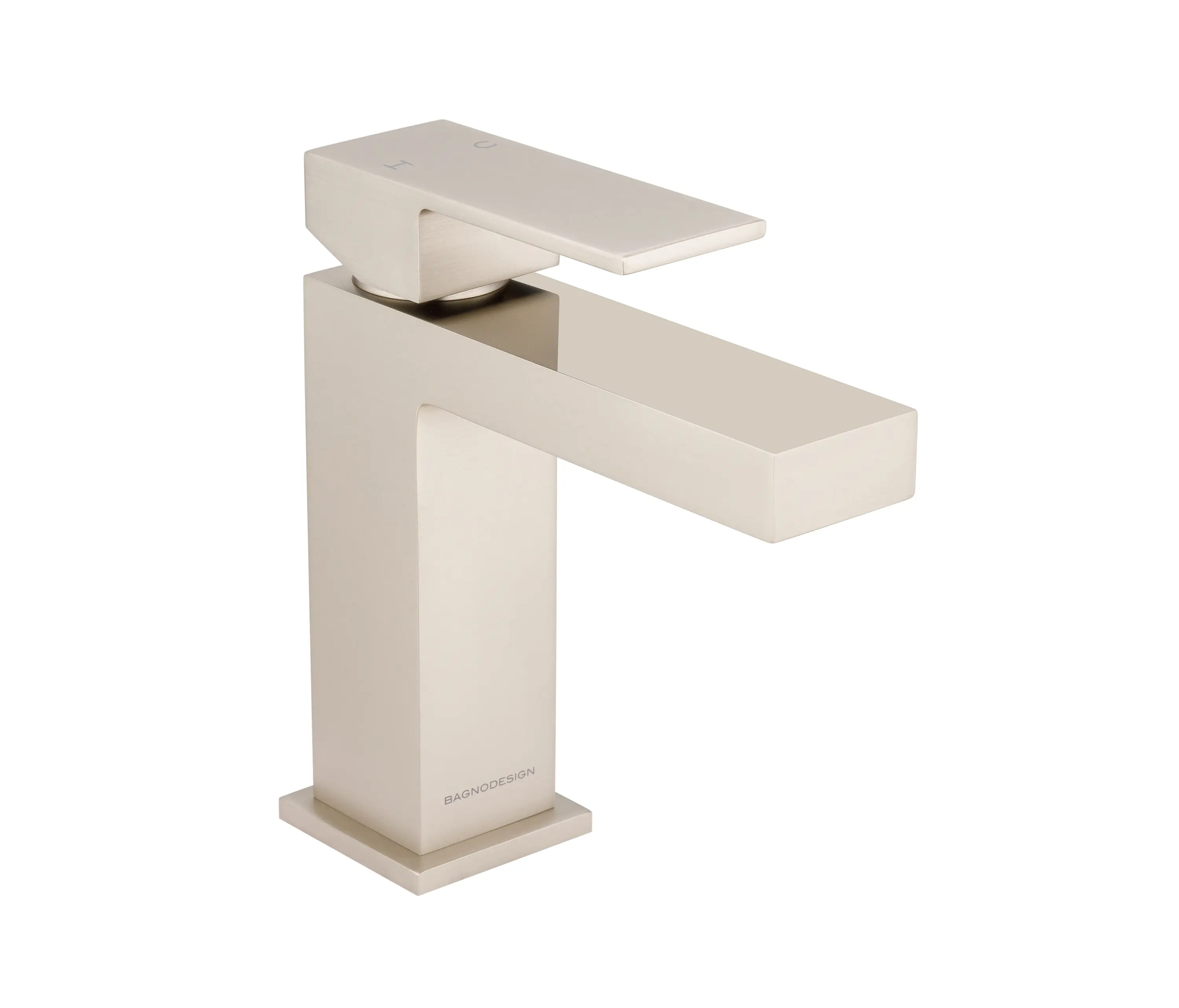 BAGNODESIGN - Mezzanine | Deck Mounted Mono Basin Mixer With Pop Up Waste