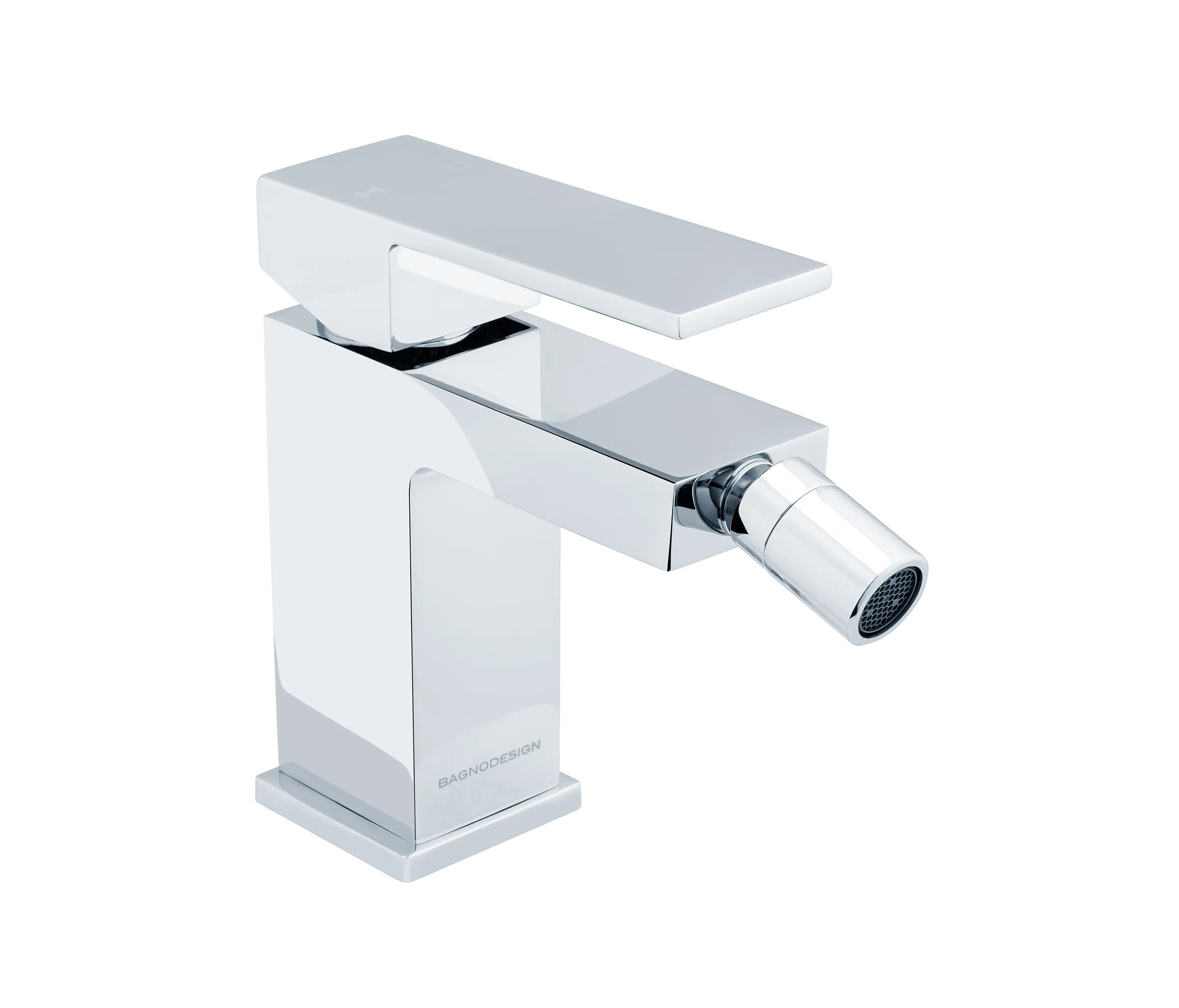 BAGNODESIGN - Mezzanine | Deck Mounted Mono Bidet Mixer With Pop-Up Waste