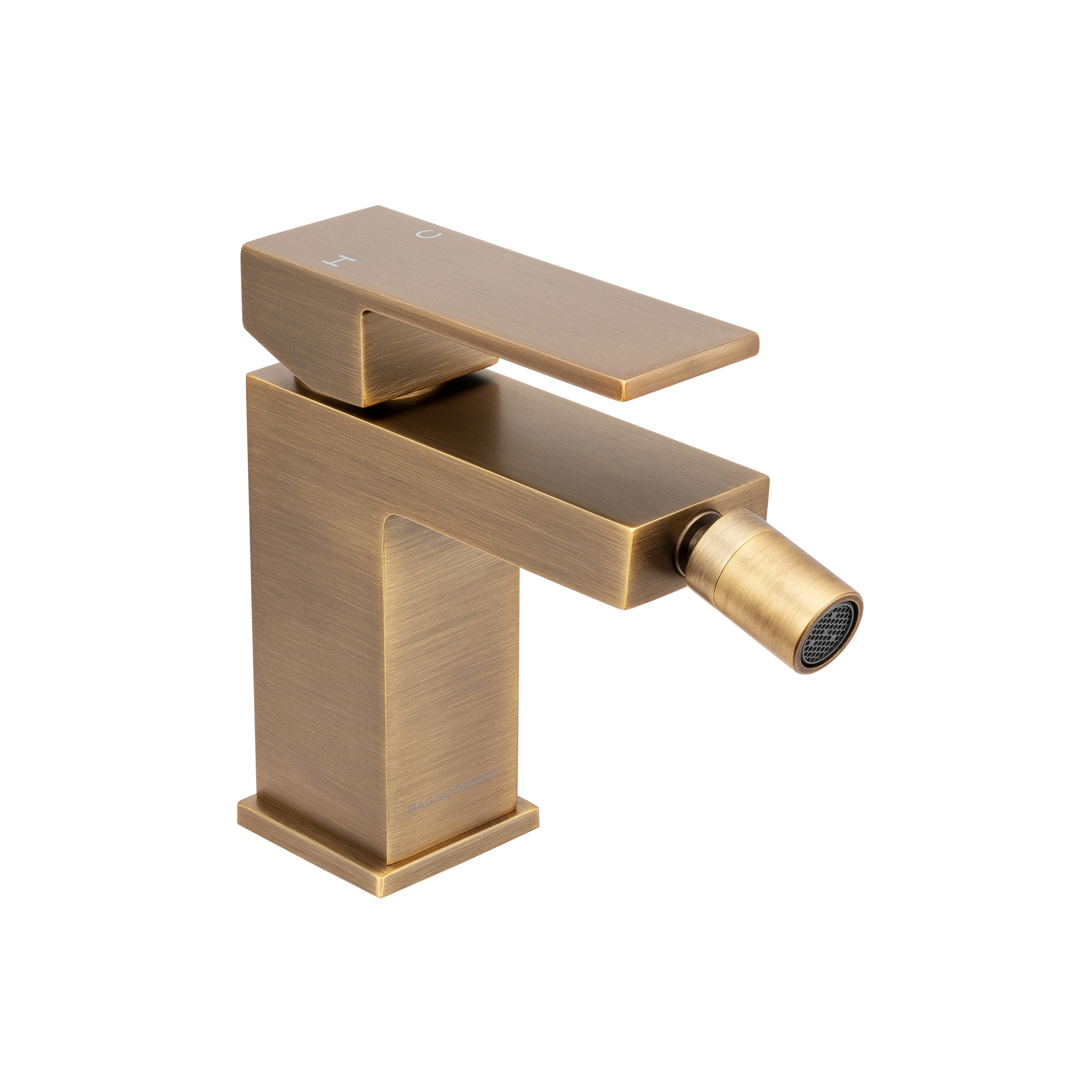 Mezzanine | Deck Mounted Mono Bidet Mixer With Pop-Up Waste