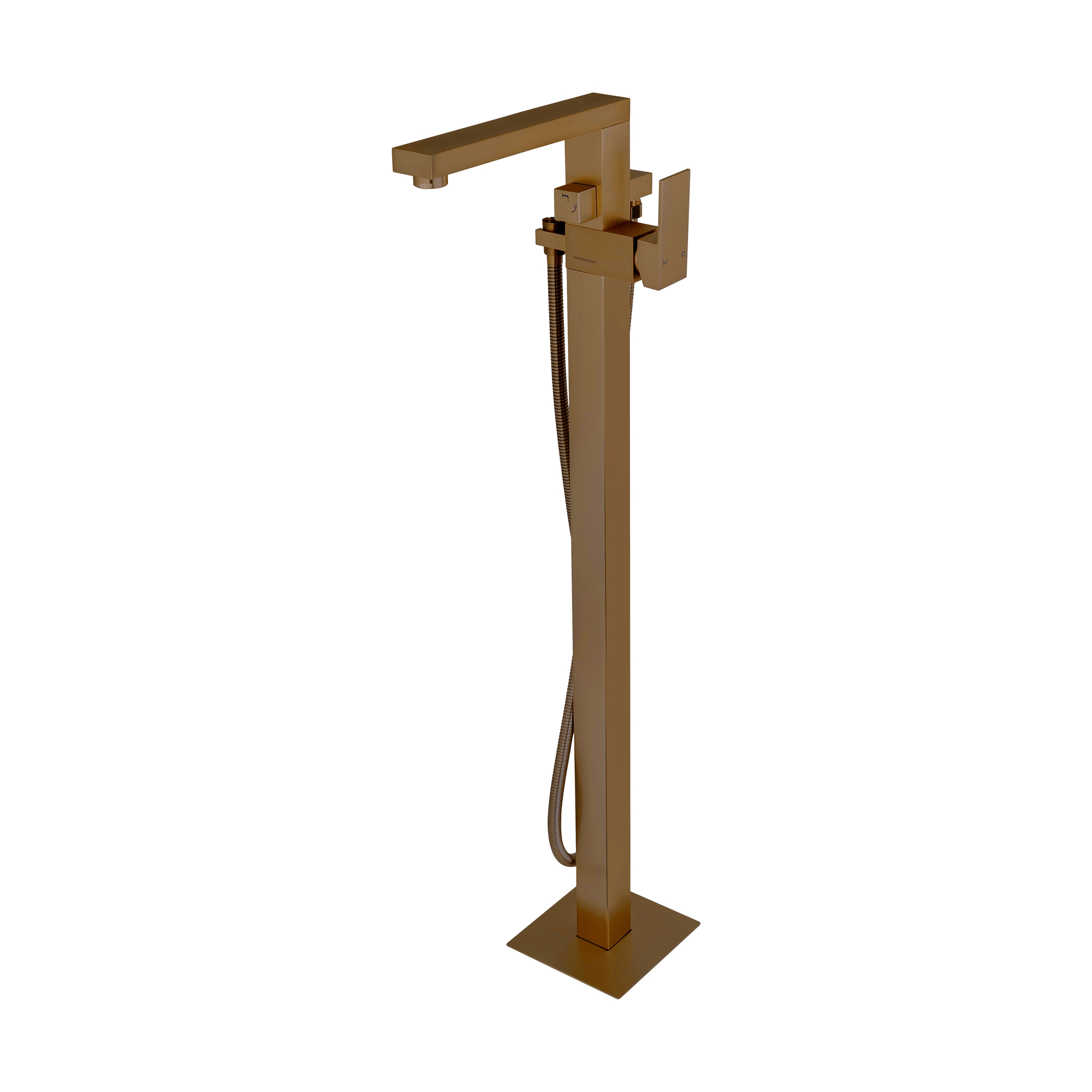 Mezzanine | Floor Mounted Bath Mixer Without Hand Shower