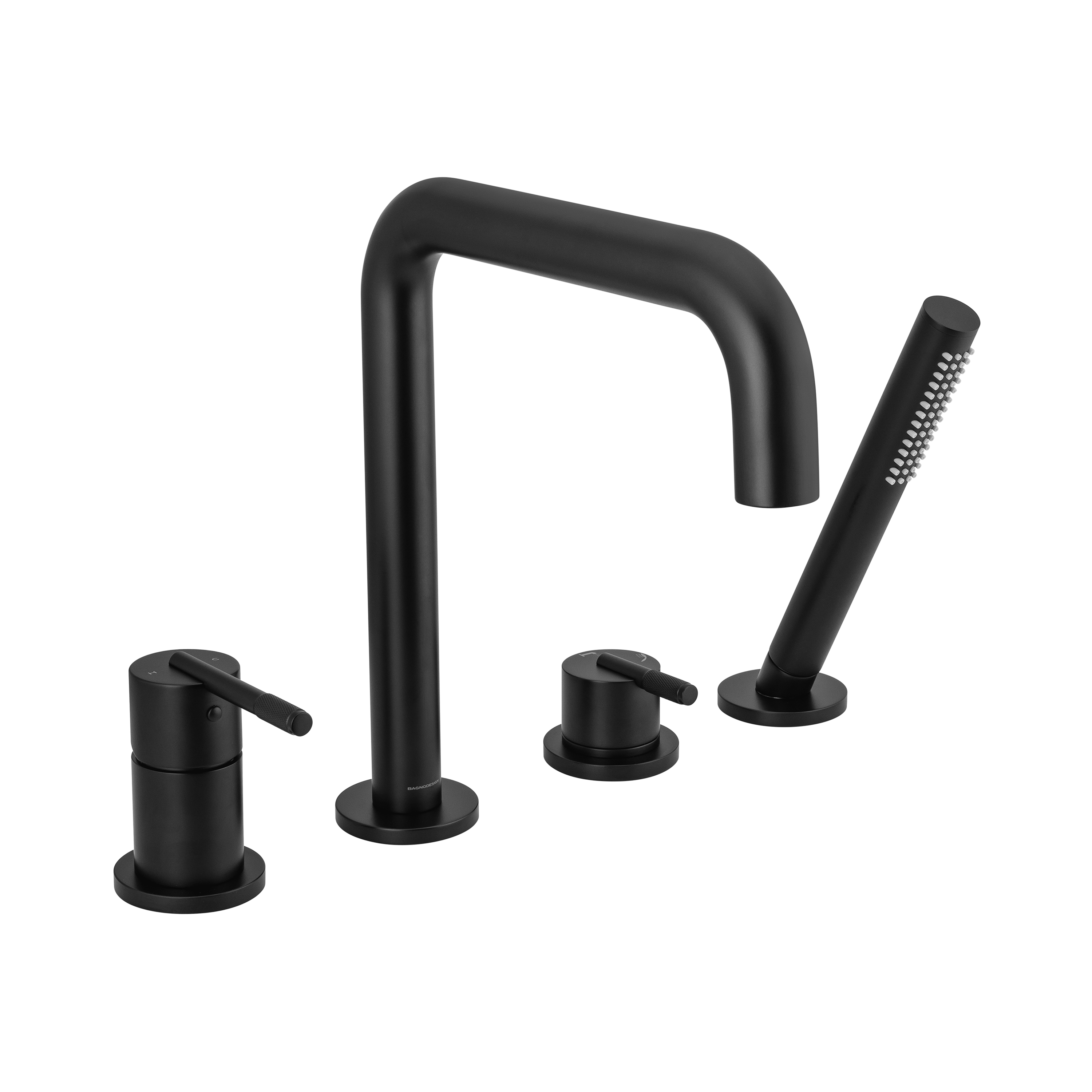 Nara | Deck Mounted 4 Hole Bath Shower Mixer