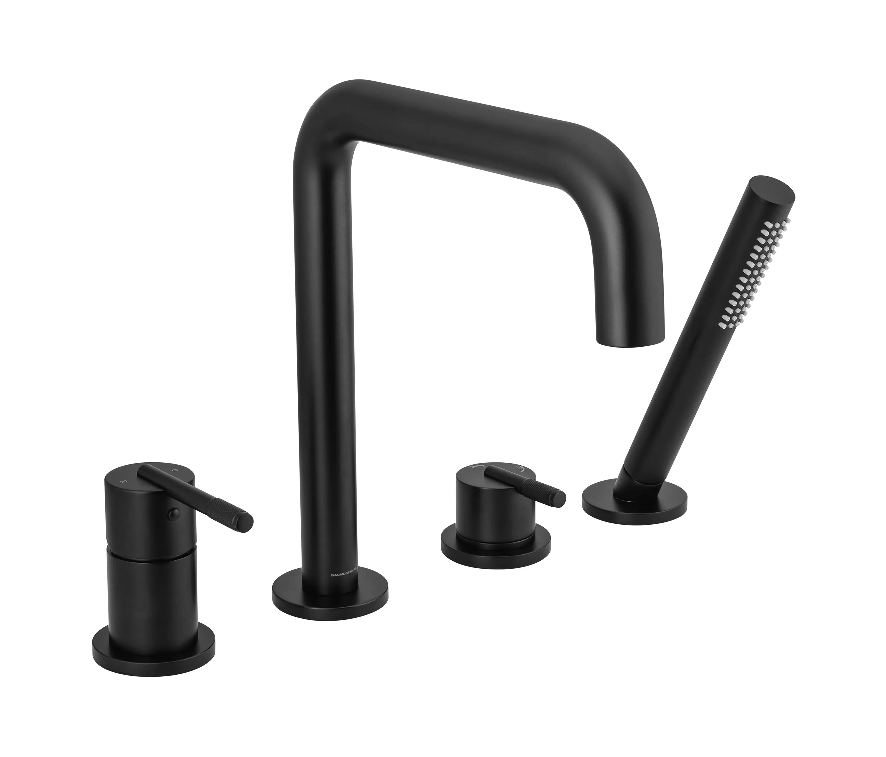 BAGNODESIGN - Nara | Deck Mounted 4 Hole Bath Shower Mixer