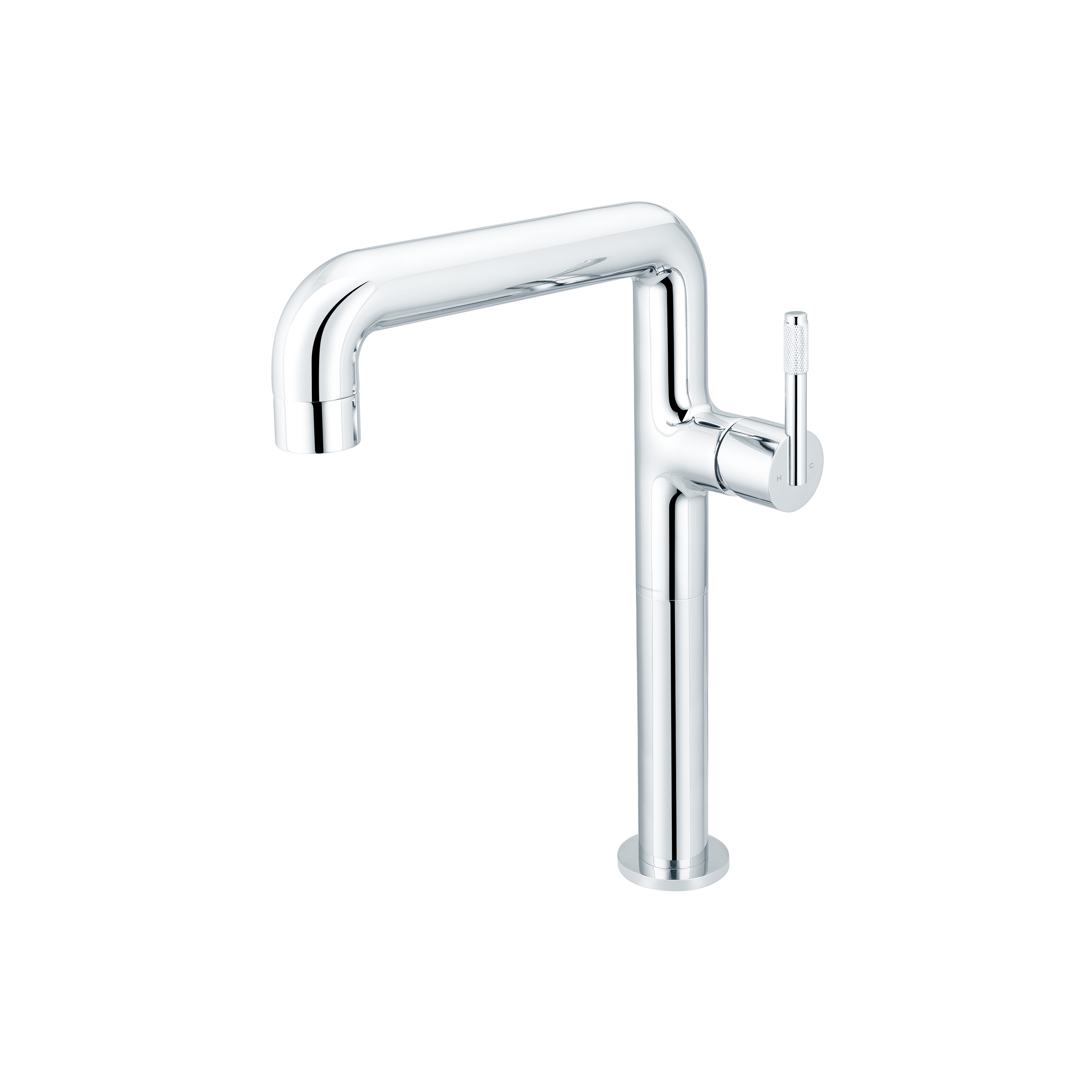 Display product Nara | Deck Mounted Mono Tall Basin Mixer Without Waste from manufacturer BAGNODESIGN