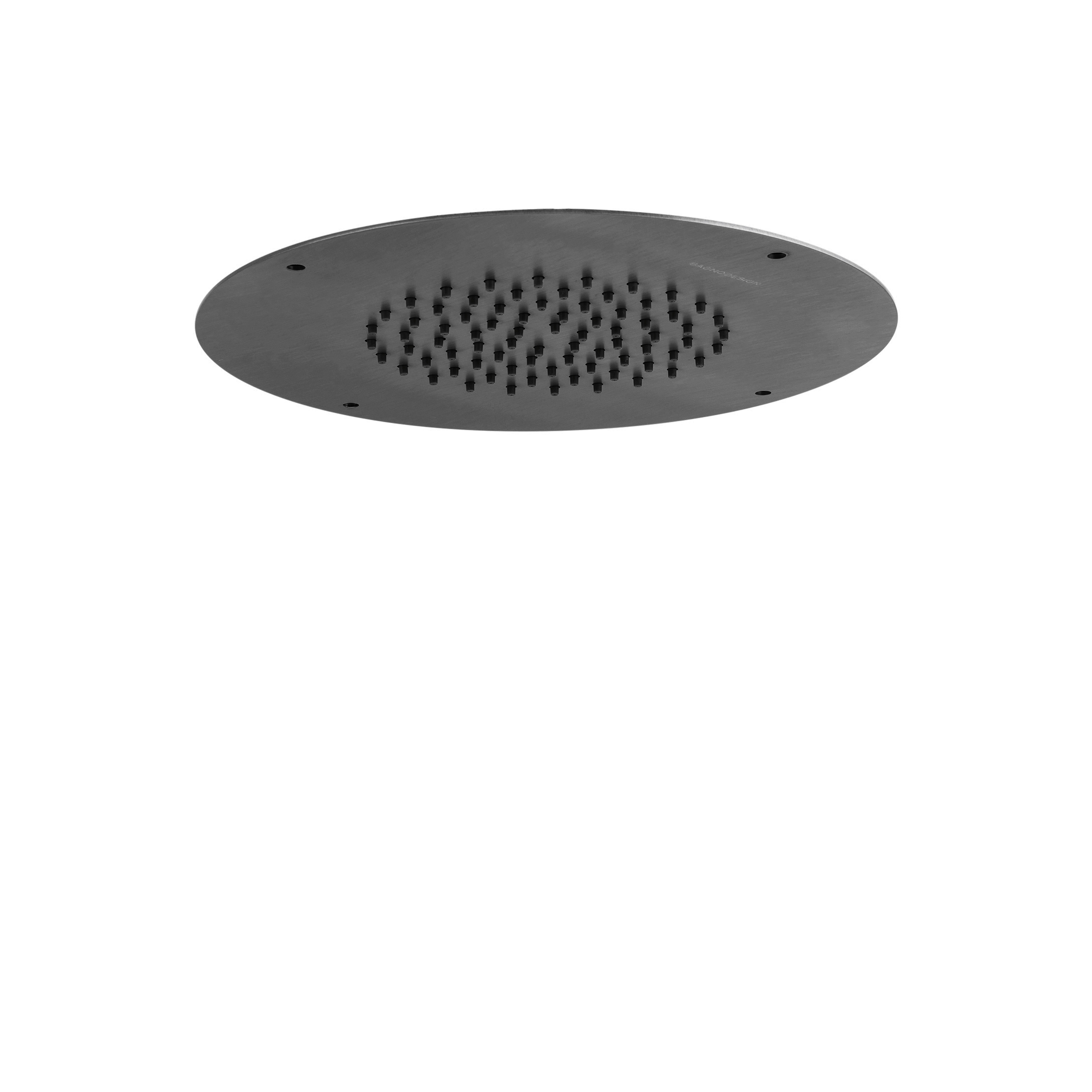 Options Round | Recessed Shower Head Anthracite