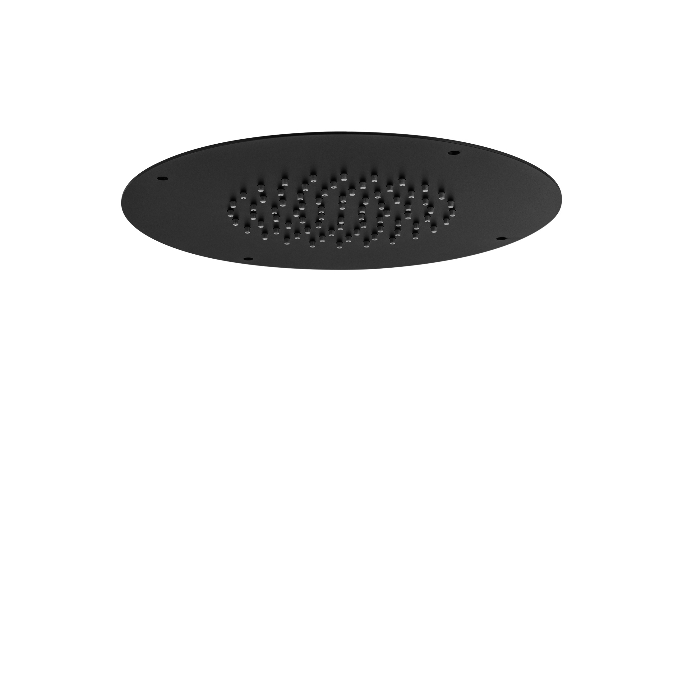 Options Round | Recessed Shower Head Matt Black