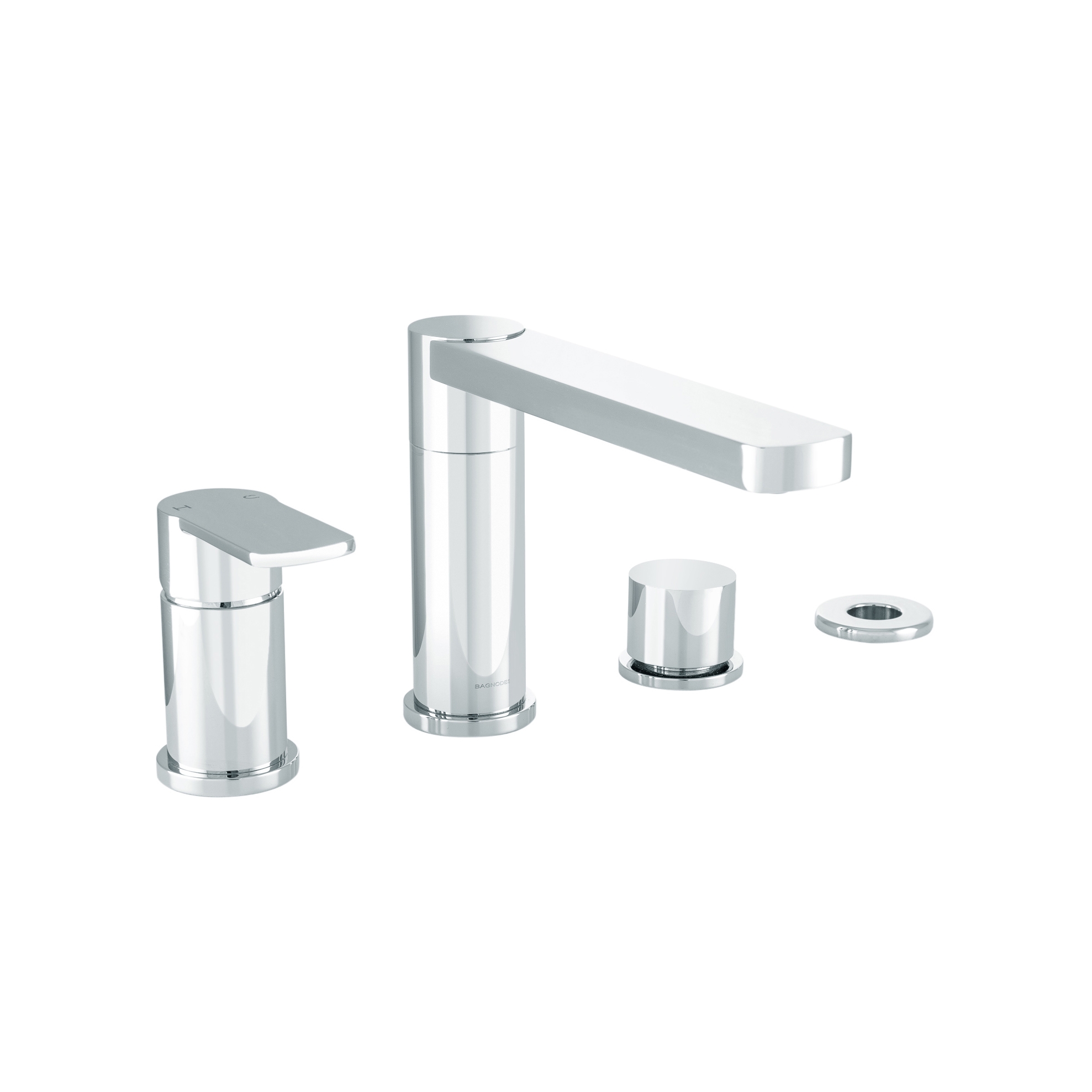Mostra il prodotto Teatro | 4 Hole Deck Mounted Bath Mixer del produttore BAGNODESIGN