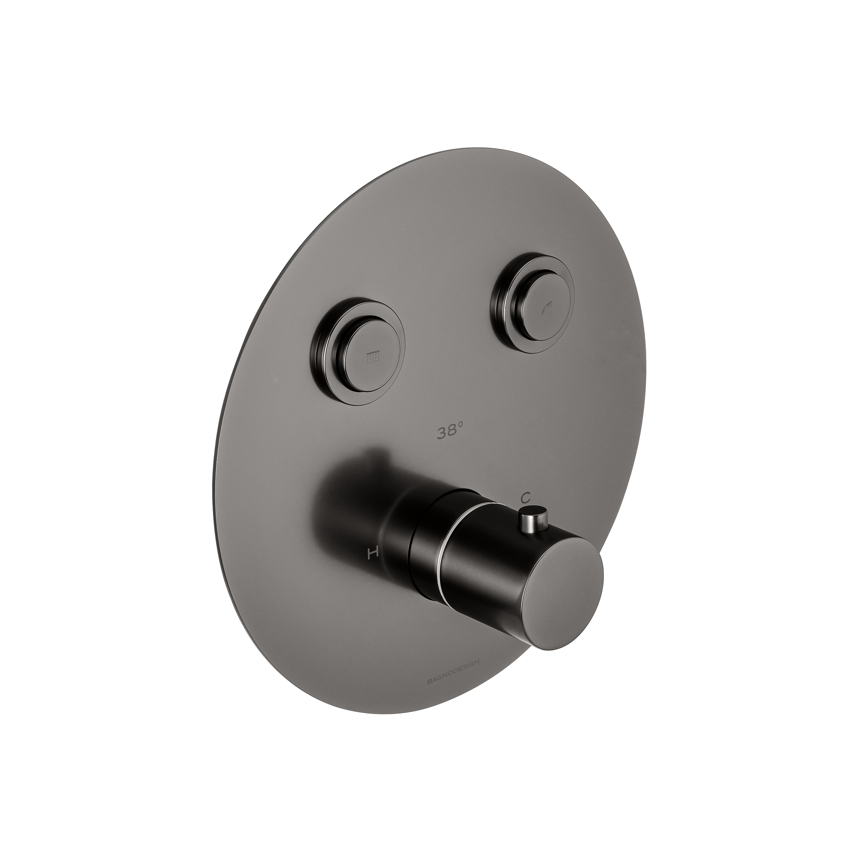 Toko | Round 2 Outlet Thermostatic Shower Mixer