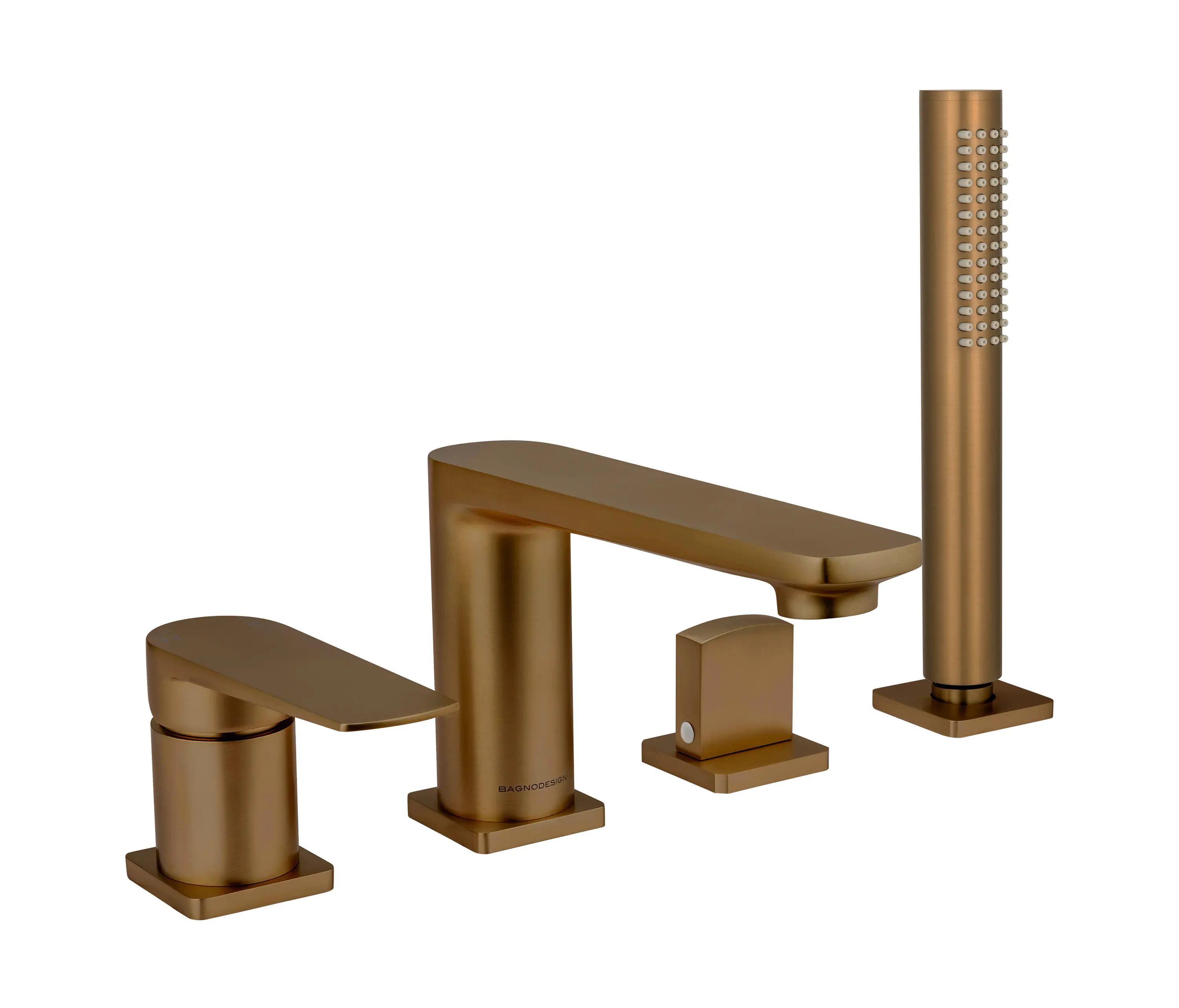 BAGNODESIGN - Vitesse | 4 Hole Bath Shower Mixer With Hand Shower