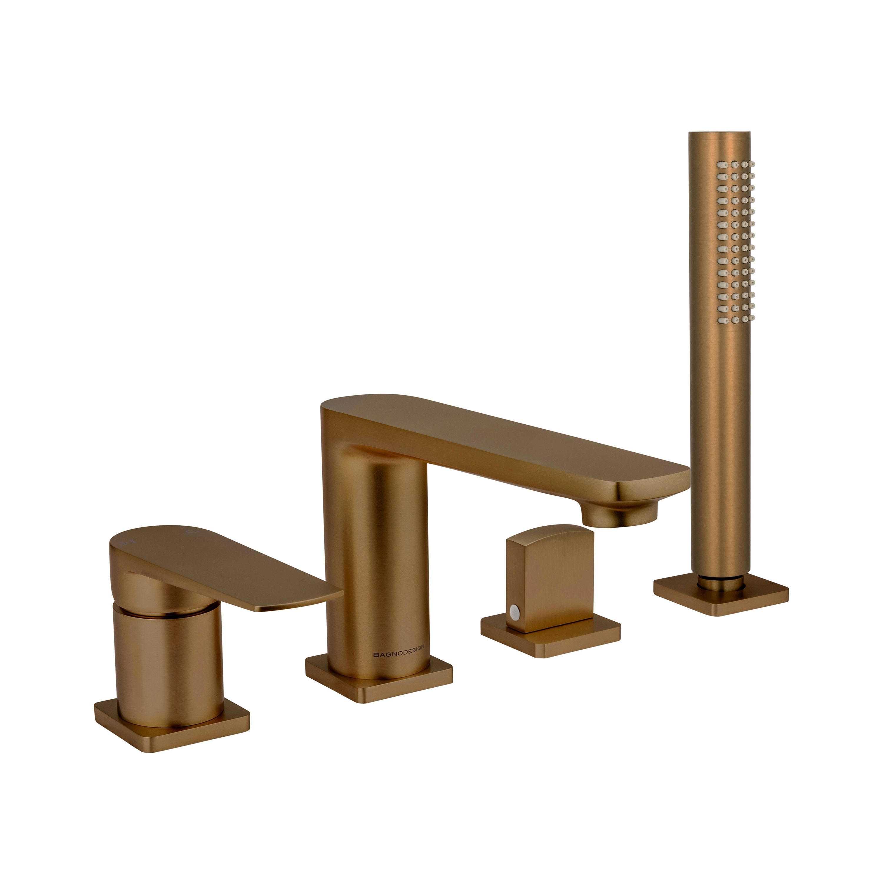 Vitesse | 4 Hole Bath Shower Mixer With Hand Shower
