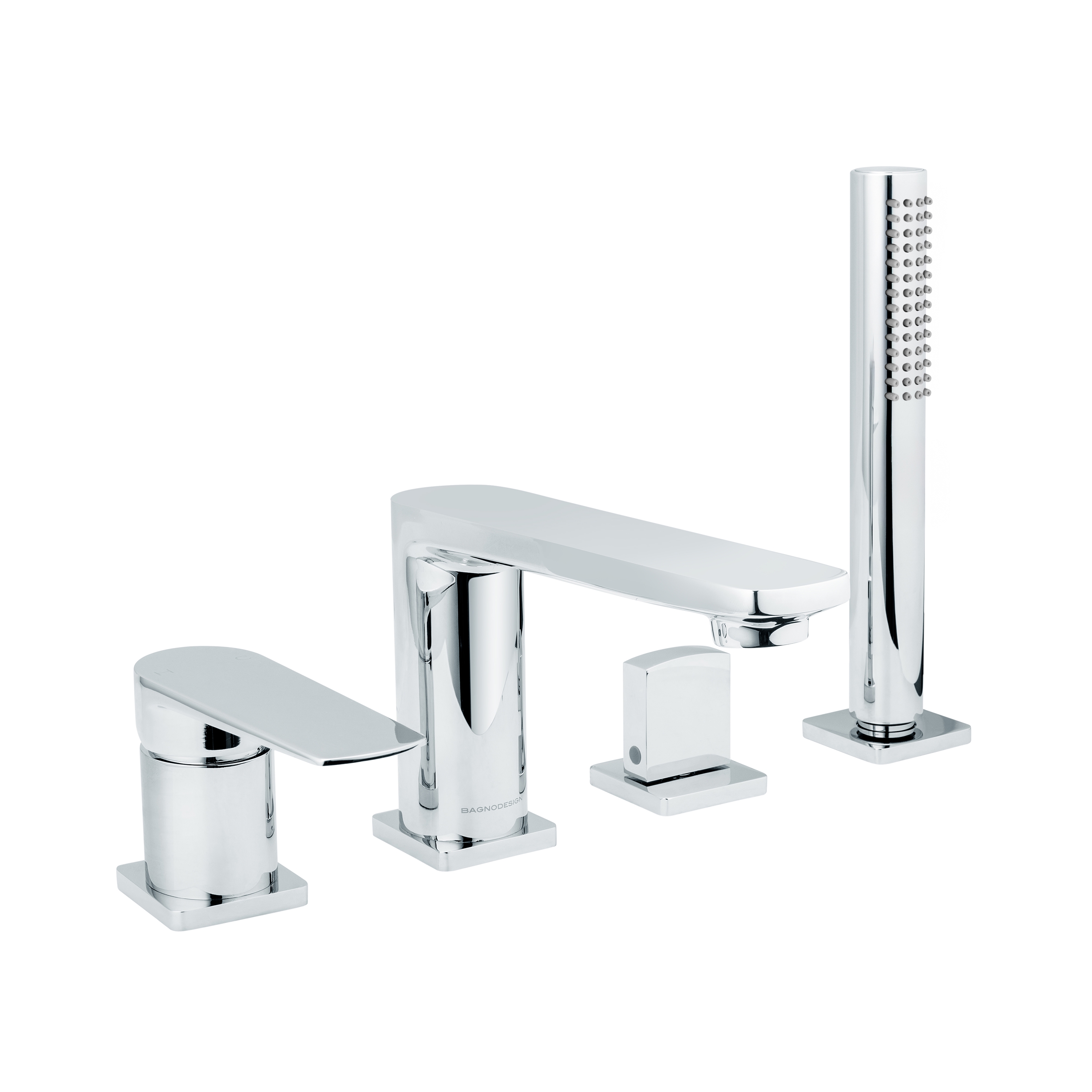 Display product Vitesse | 4 Hole Bath Shower Mixer With Hand Shower from manufacturer BAGNODESIGN