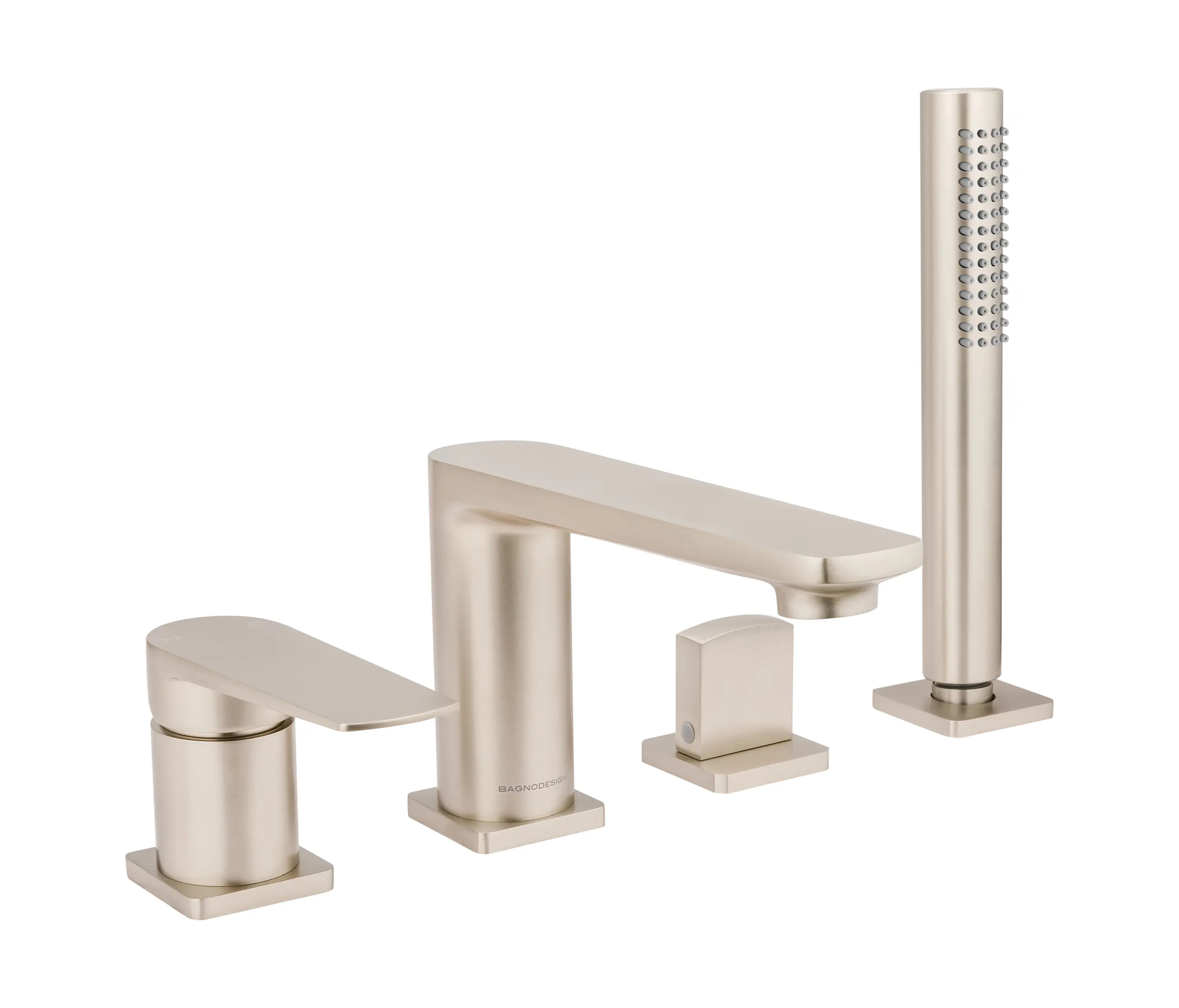 BAGNODESIGN - Vitesse | 4 Hole Bath Shower Mixer With Hand Shower