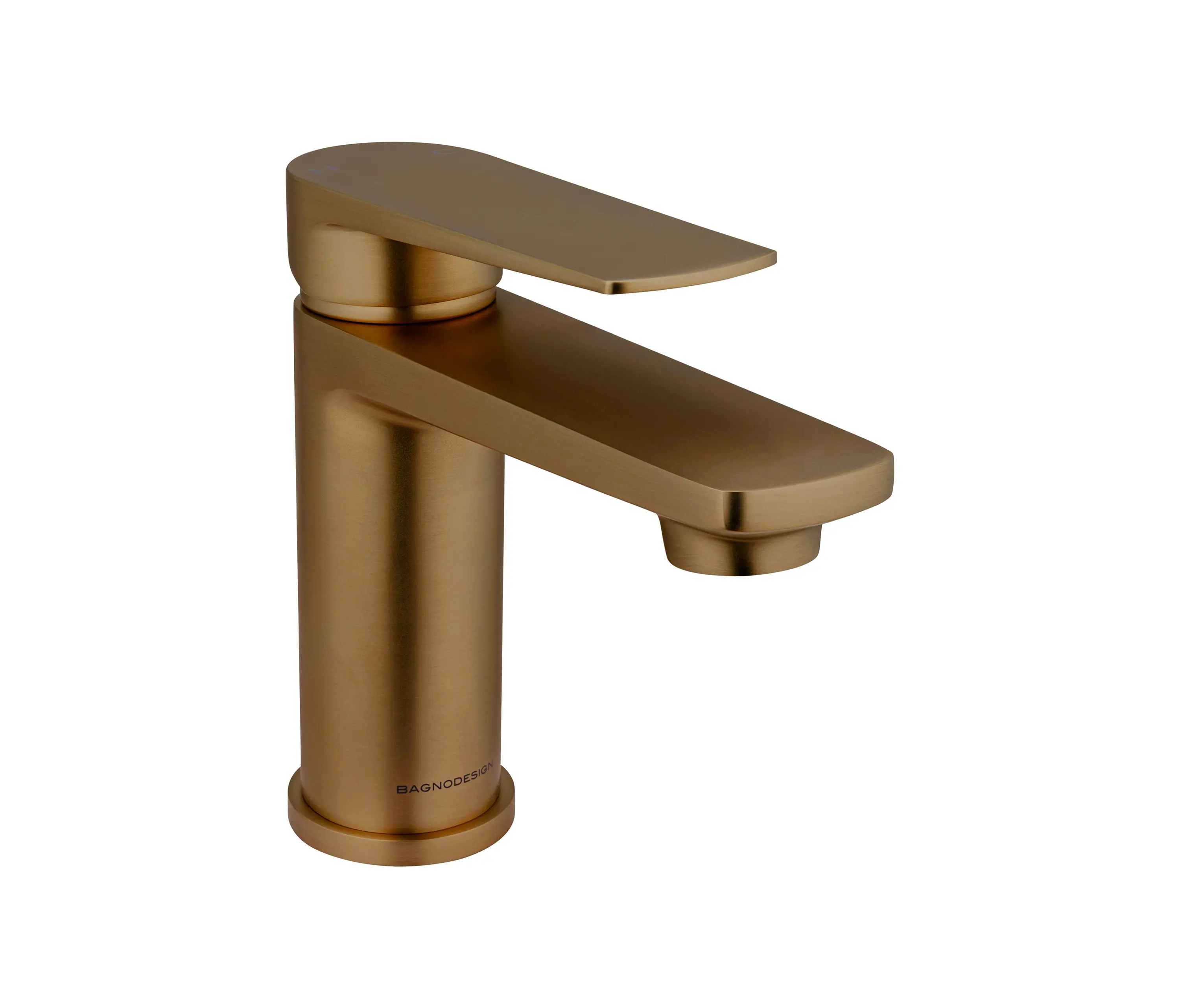 BAGNODESIGN - Vitesse | Deck Mounted Mono Smooth Bodied Basin Mixer Without Waste
