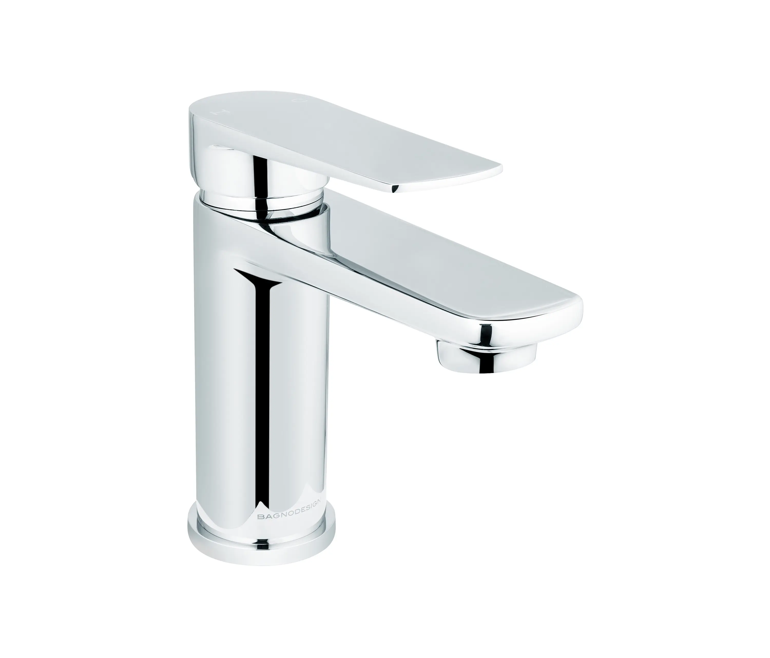 BAGNODESIGN - Vitesse | Deck Mounted Mono Smooth Bodied Basin Mixer Without Waste