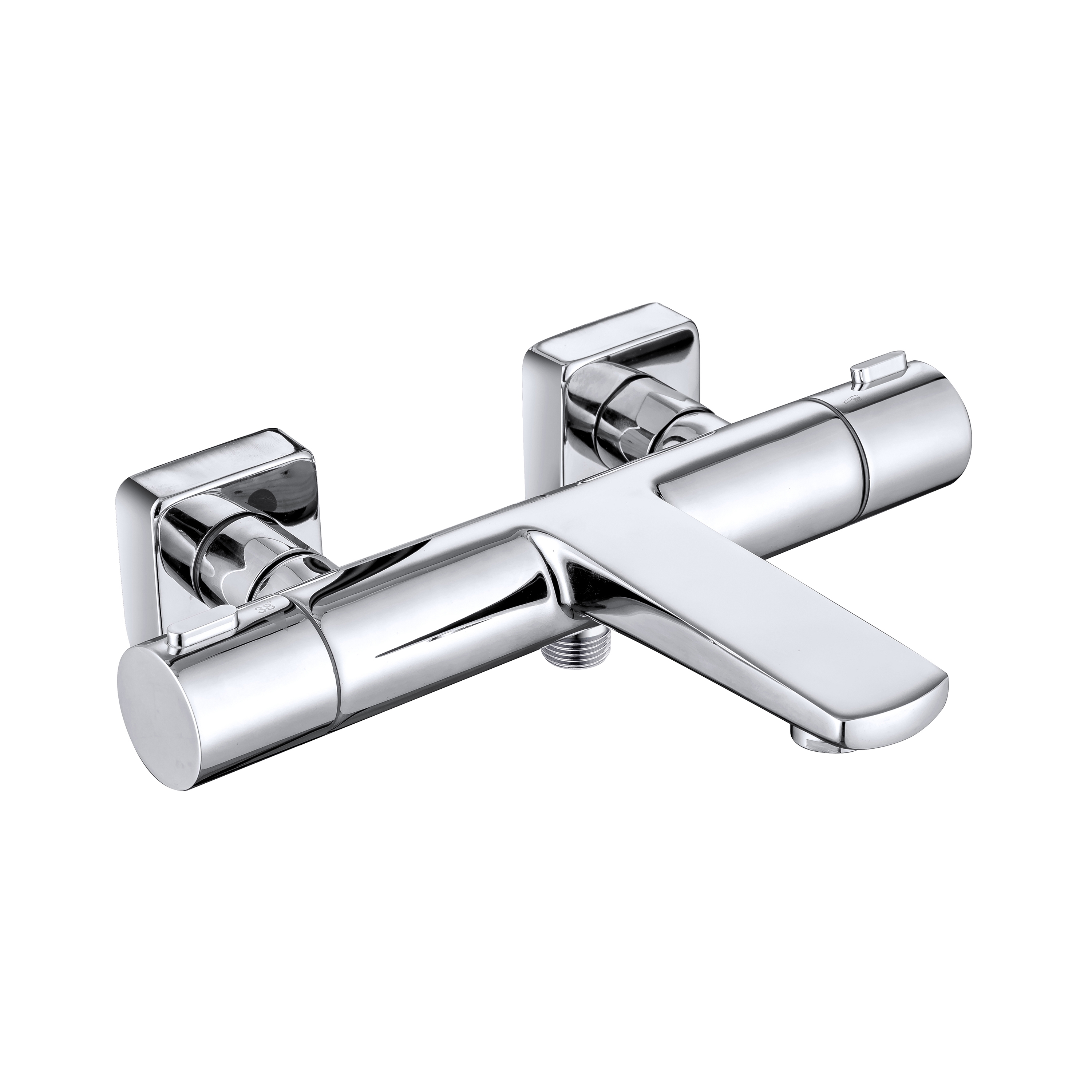 Vertoon produk Vitesse | Wall Mounted Exposed Thermostatic Bath Shower Mixer van vervaardiger BAGNODESIGN