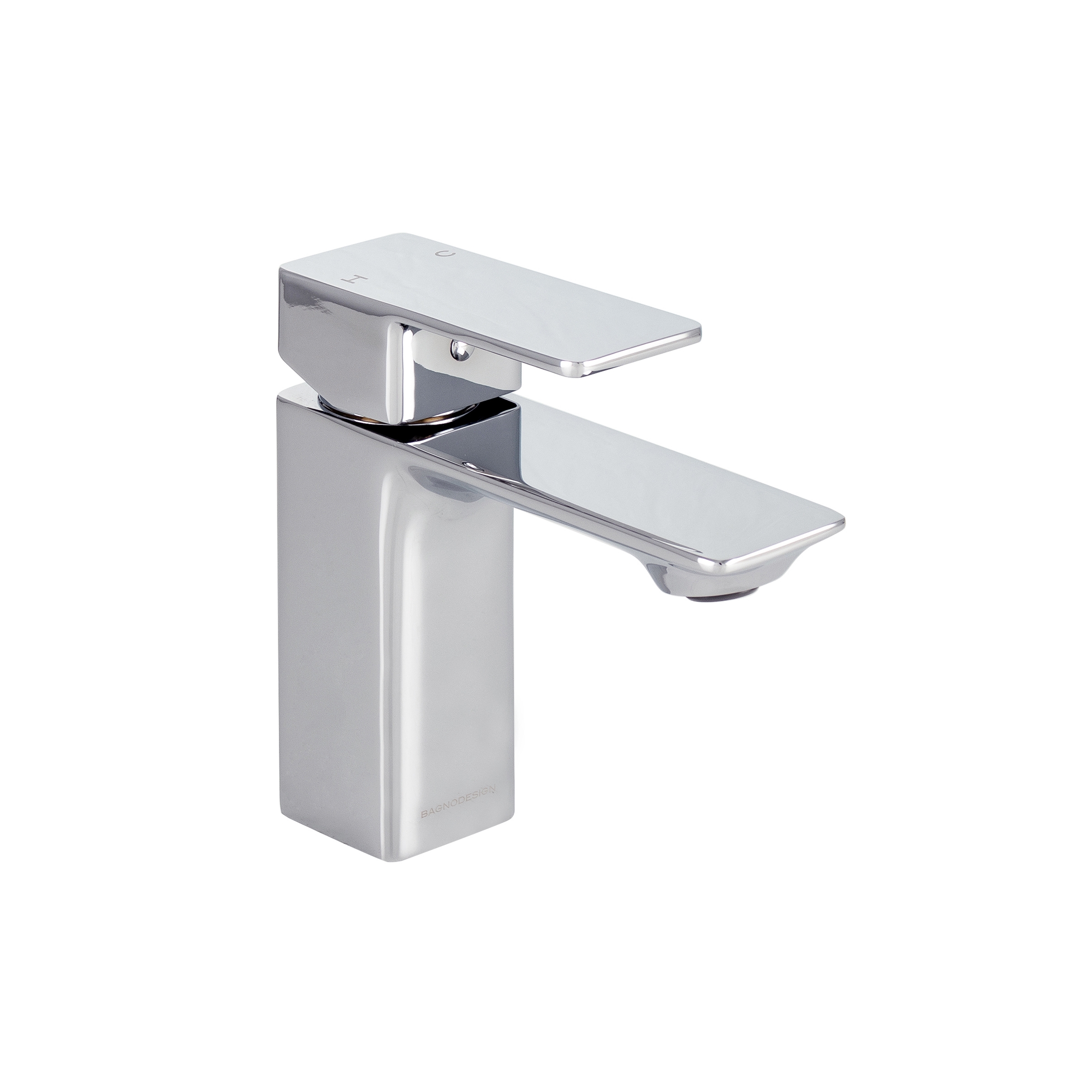 Vertoon produk Zephyr | Mono Smooth Bodied Basin Mixer van vervaardiger BAGNODESIGN