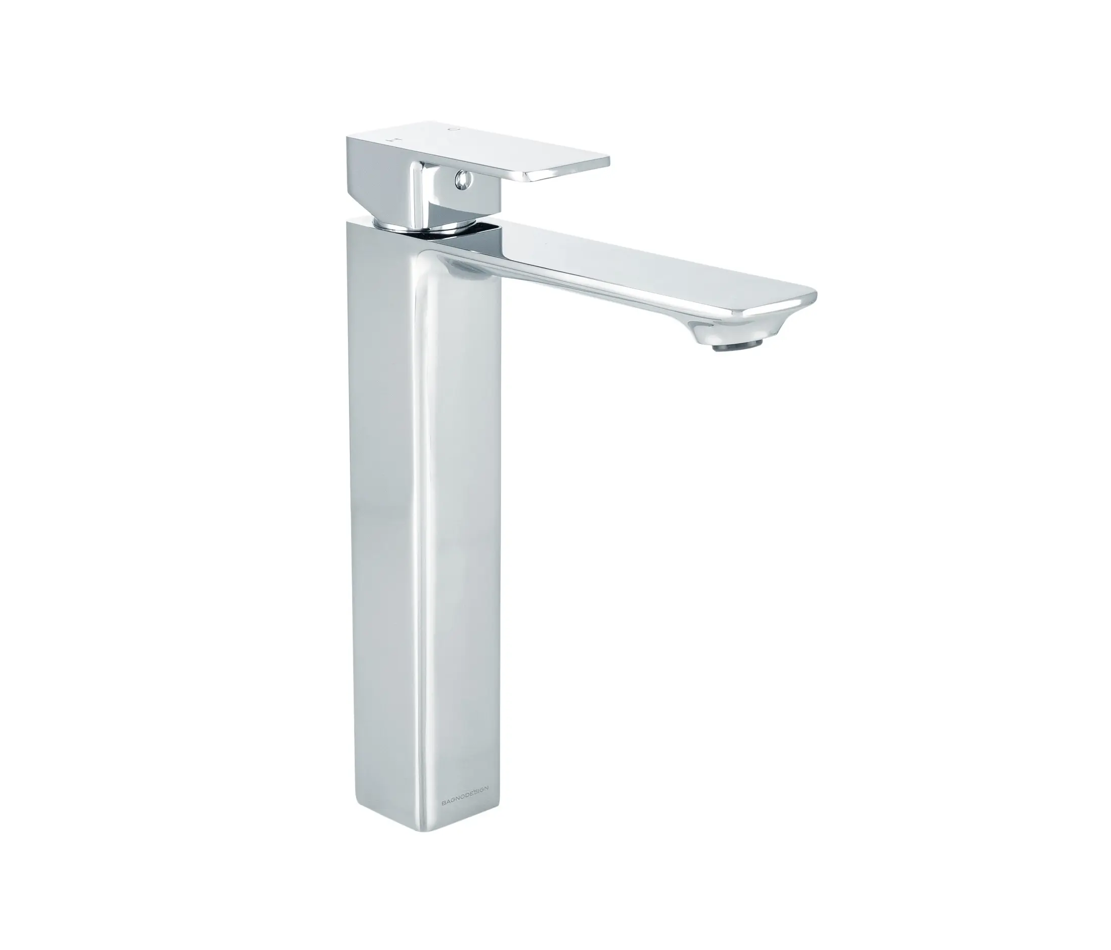 BAGNODESIGN - Zephyr | Mono Smooth Bodied Tall Basin Mixer Chrome