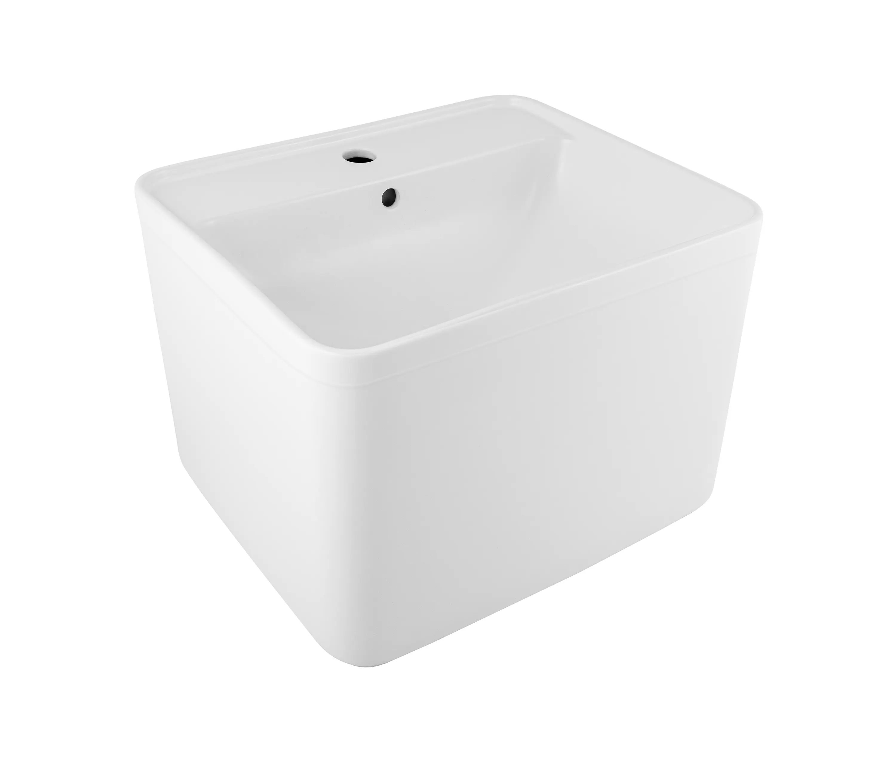 BAGNODESIGN - Zephyr | Wall Mounted Wash Basin With Overflow