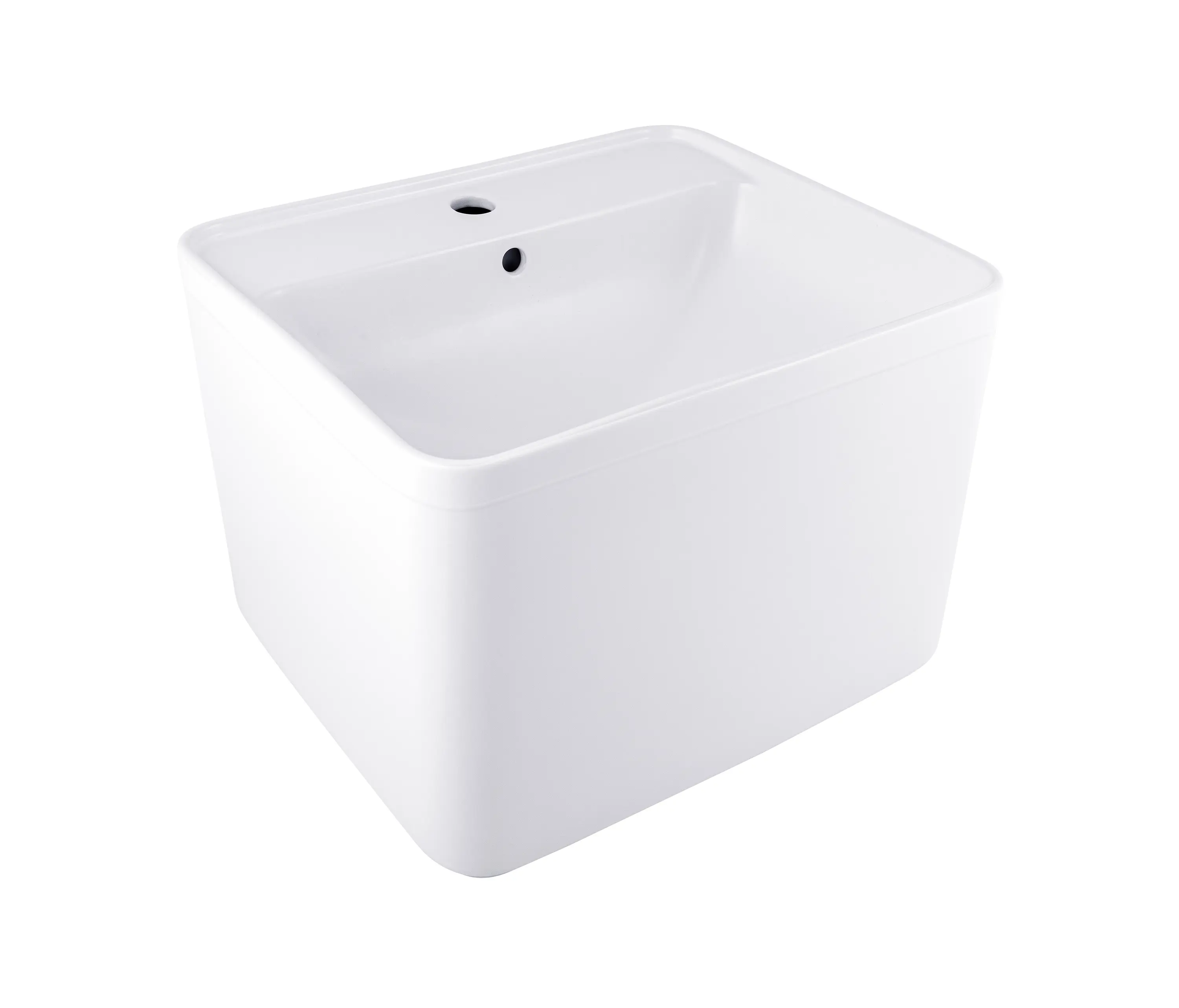 BAGNODESIGN - Zephyr | Wall Mounted Wash Basin With Overflow