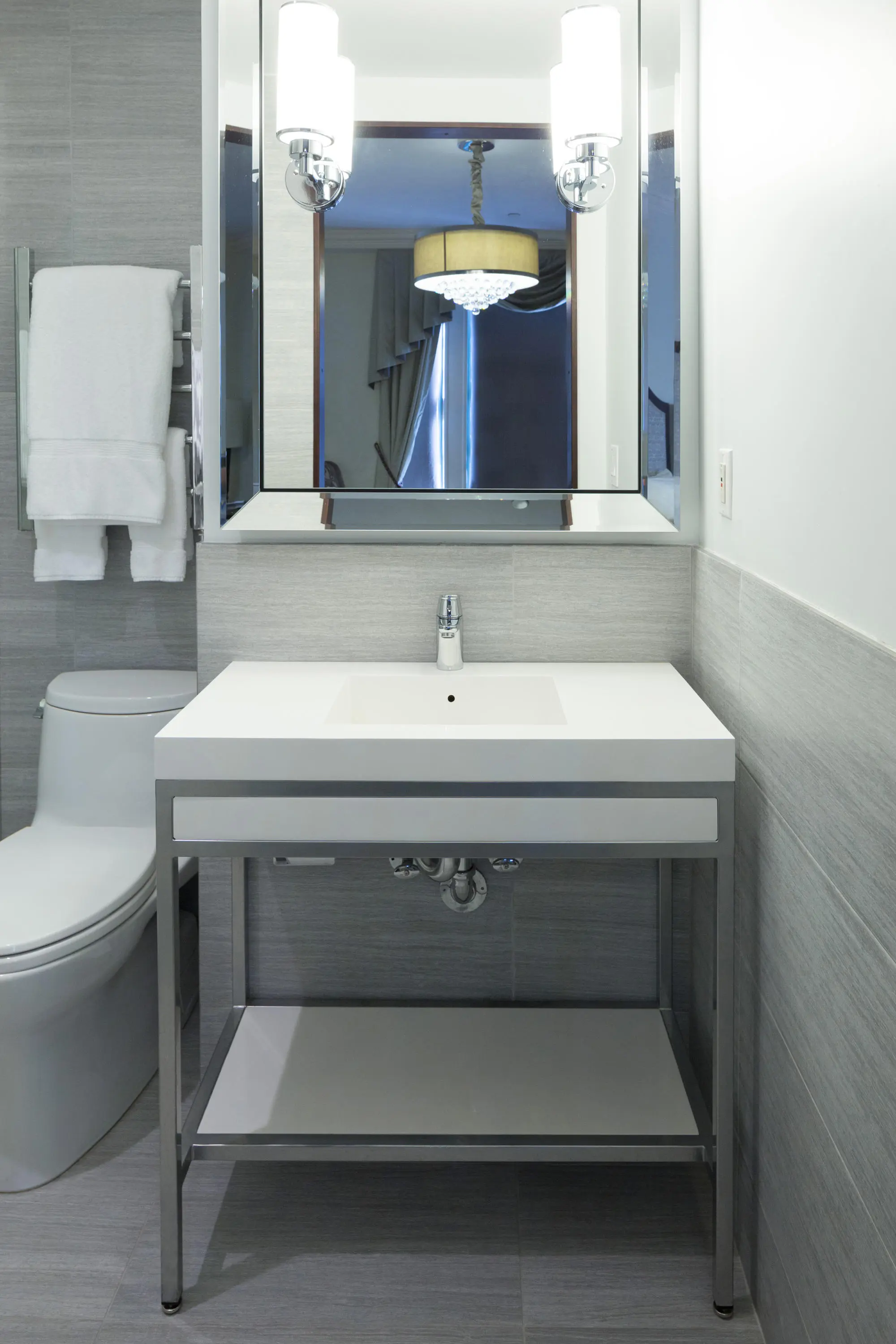 Neo-Metro - Slab Cast Solid Surface Console