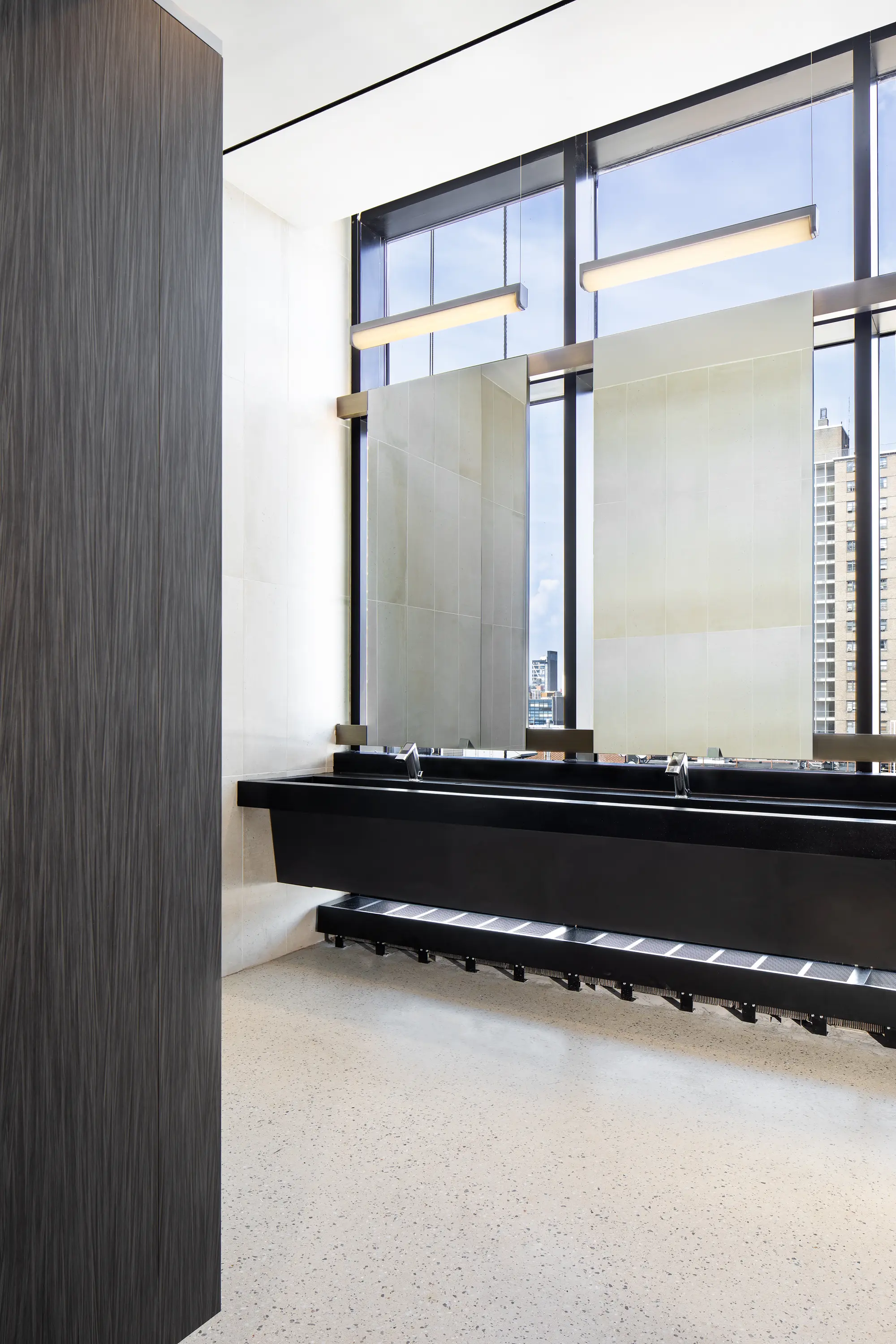 Neo-Metro - Slab-Edge™ - Custom Wall Mounted Solid Surface Basin