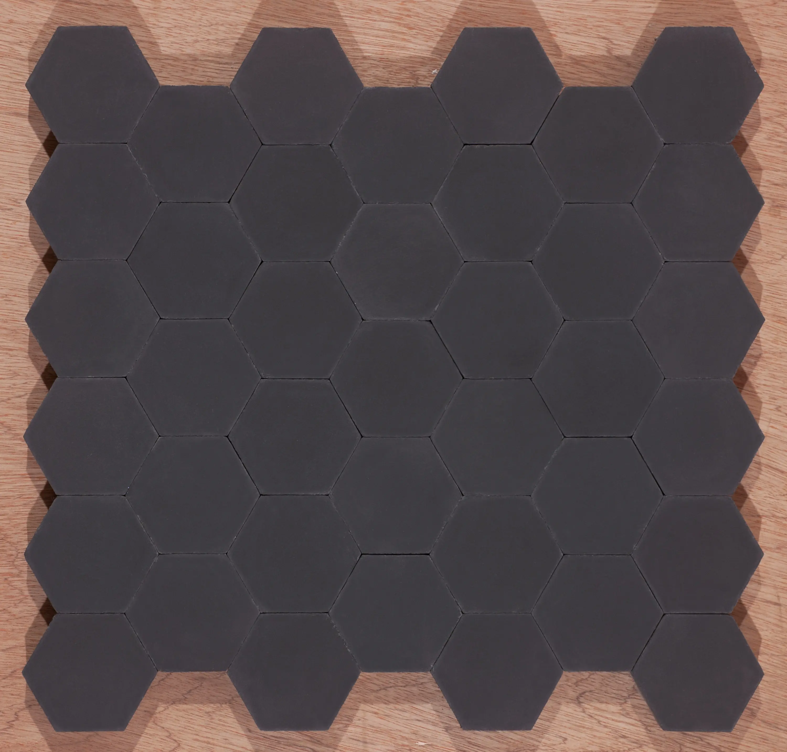 Granada Tile - Hexagon-black