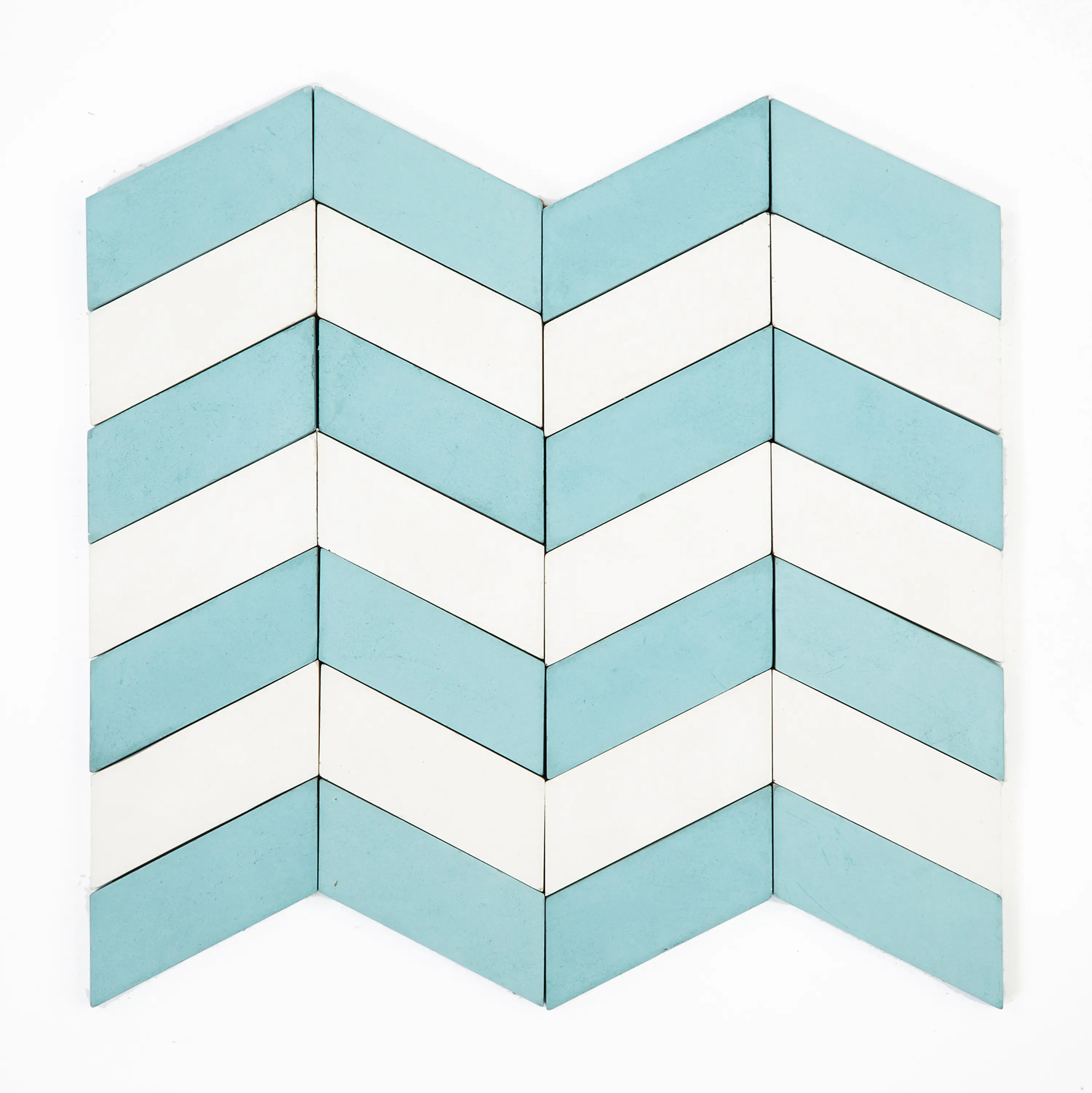 Granada Tile - Long-Chevron-Waves-aqua-white